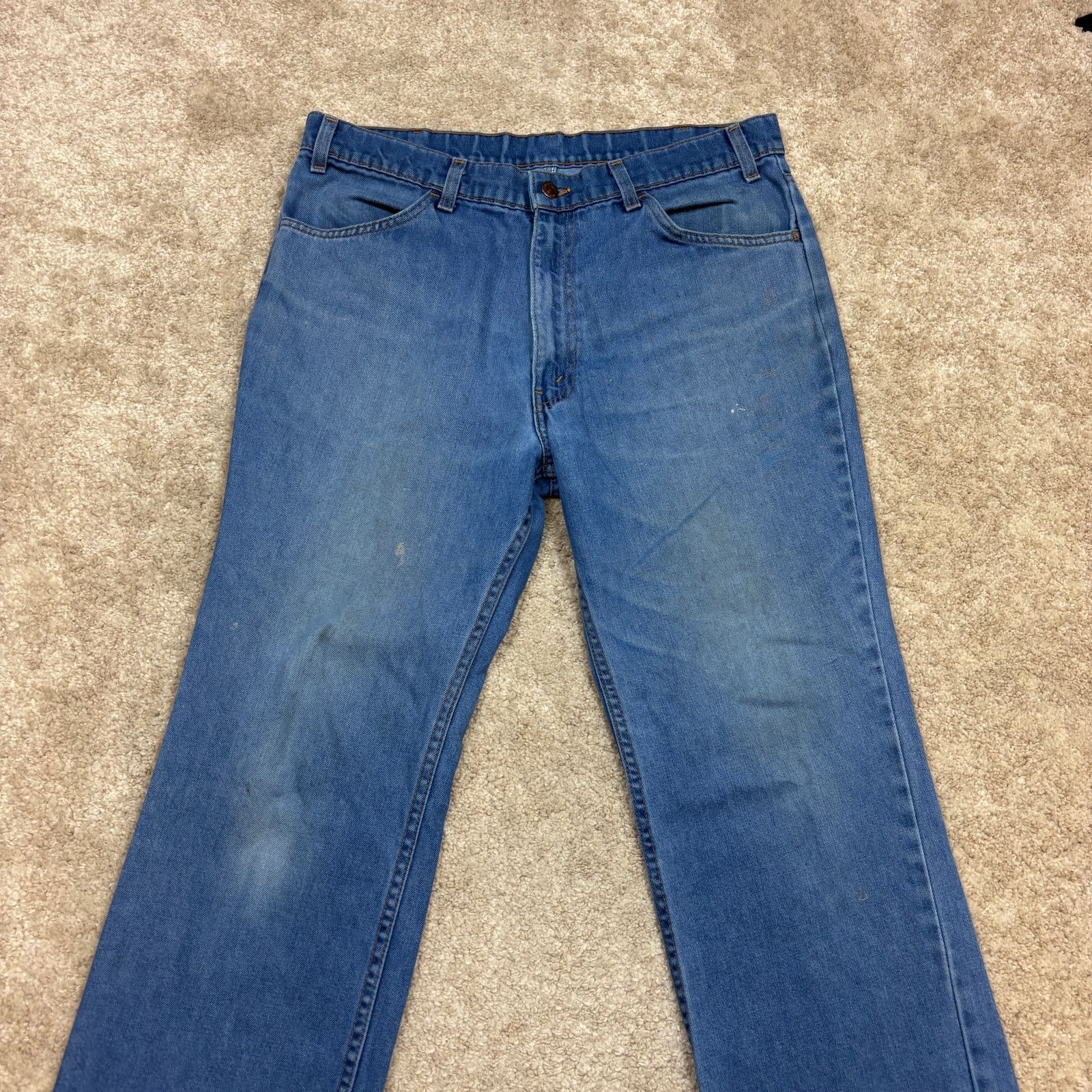 Levi's × Vintage Vintage 80s Levi's 549 Orange Tab Loose Jeans Men's 36x29 Size US 36 / EU 52 - 2 Thumbnail