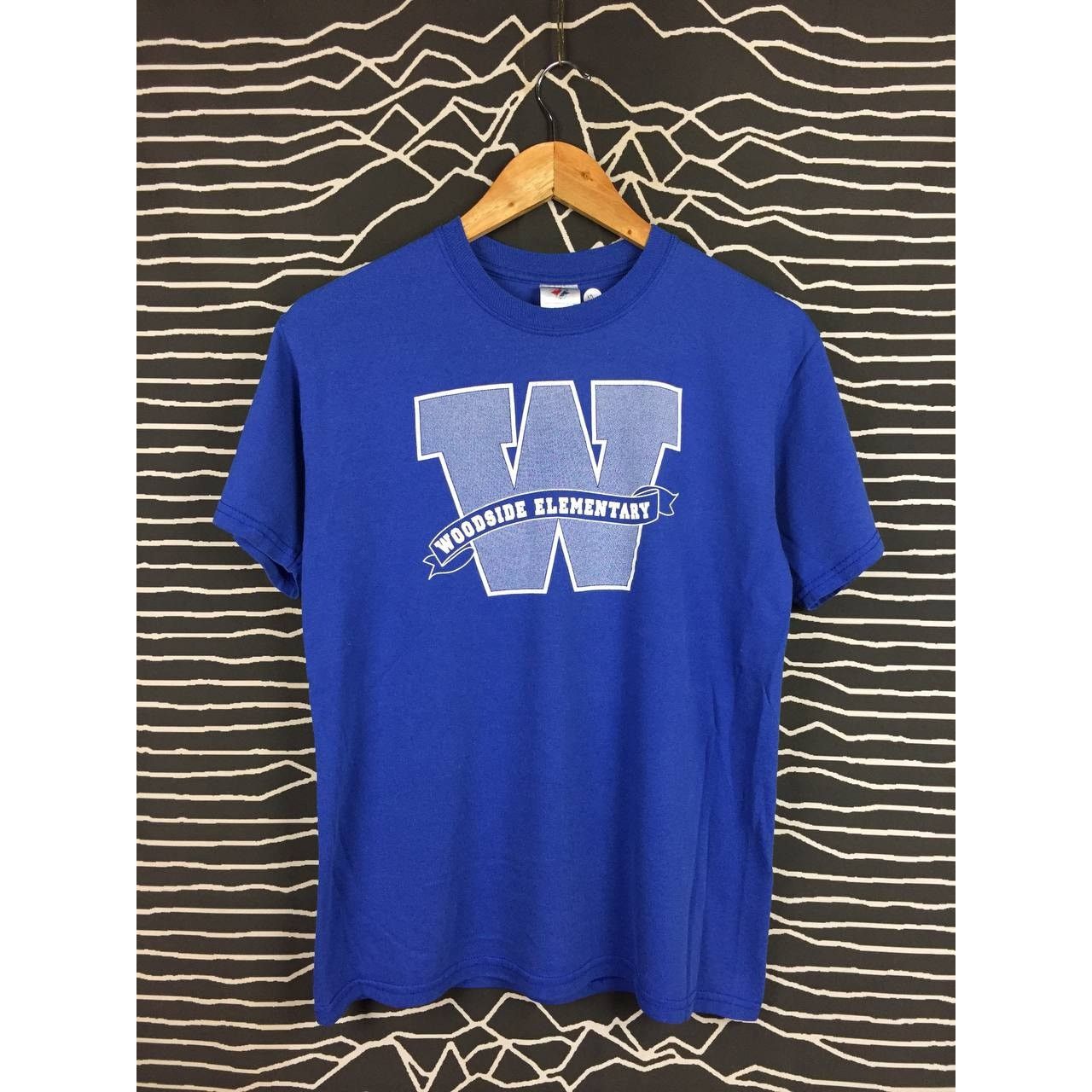 Jerzees × Vintage Vtg 50/50 Jerzees Woodside Elementary Big Logo Tee Size US S / EU 44-46 / 1 - 1 Thumbnail