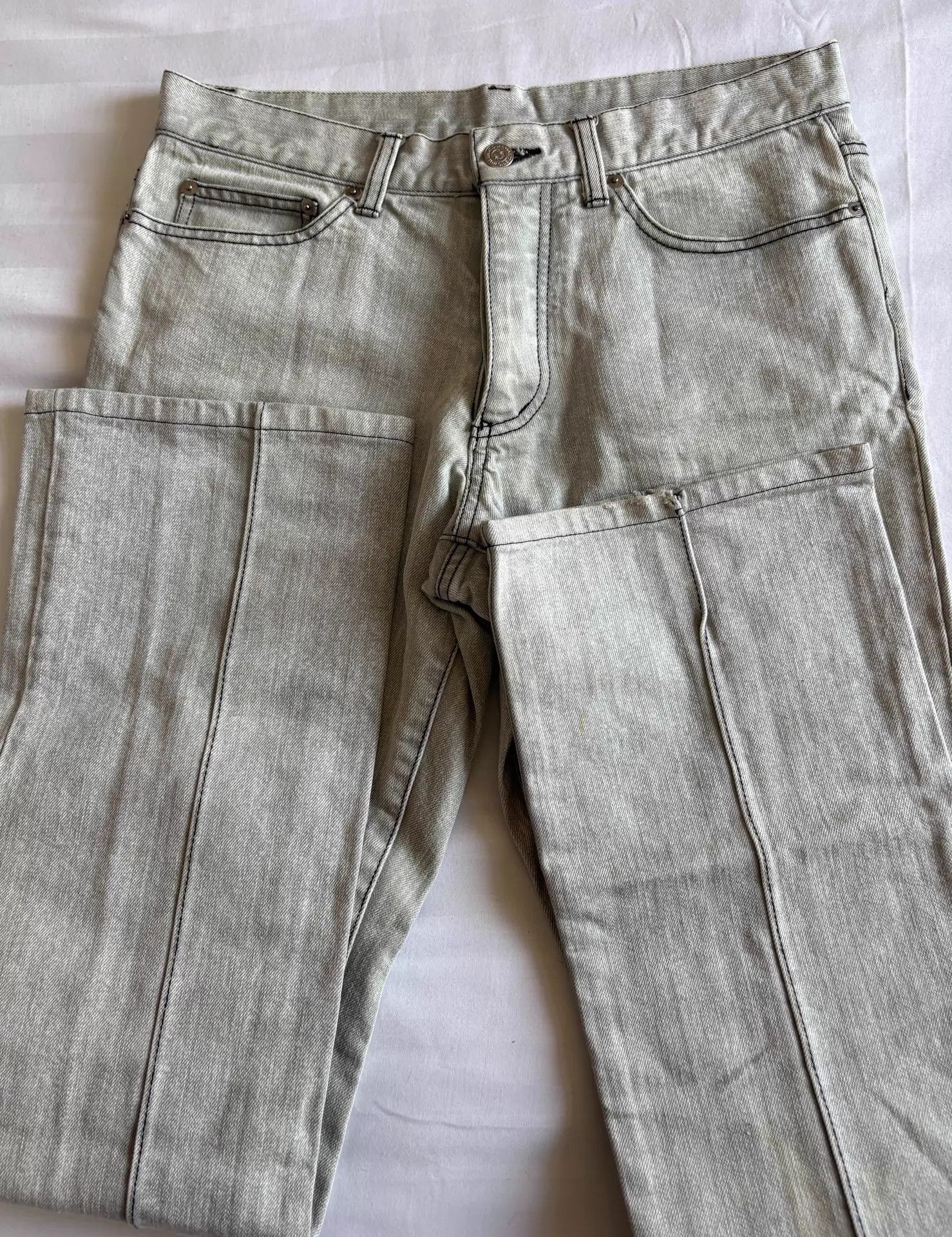Tornado Mart Tornado Mart Vintage Visual Kei Jeans 3D Stitch 80/106 Size US 34 / EU 50 - 5 Thumbnail