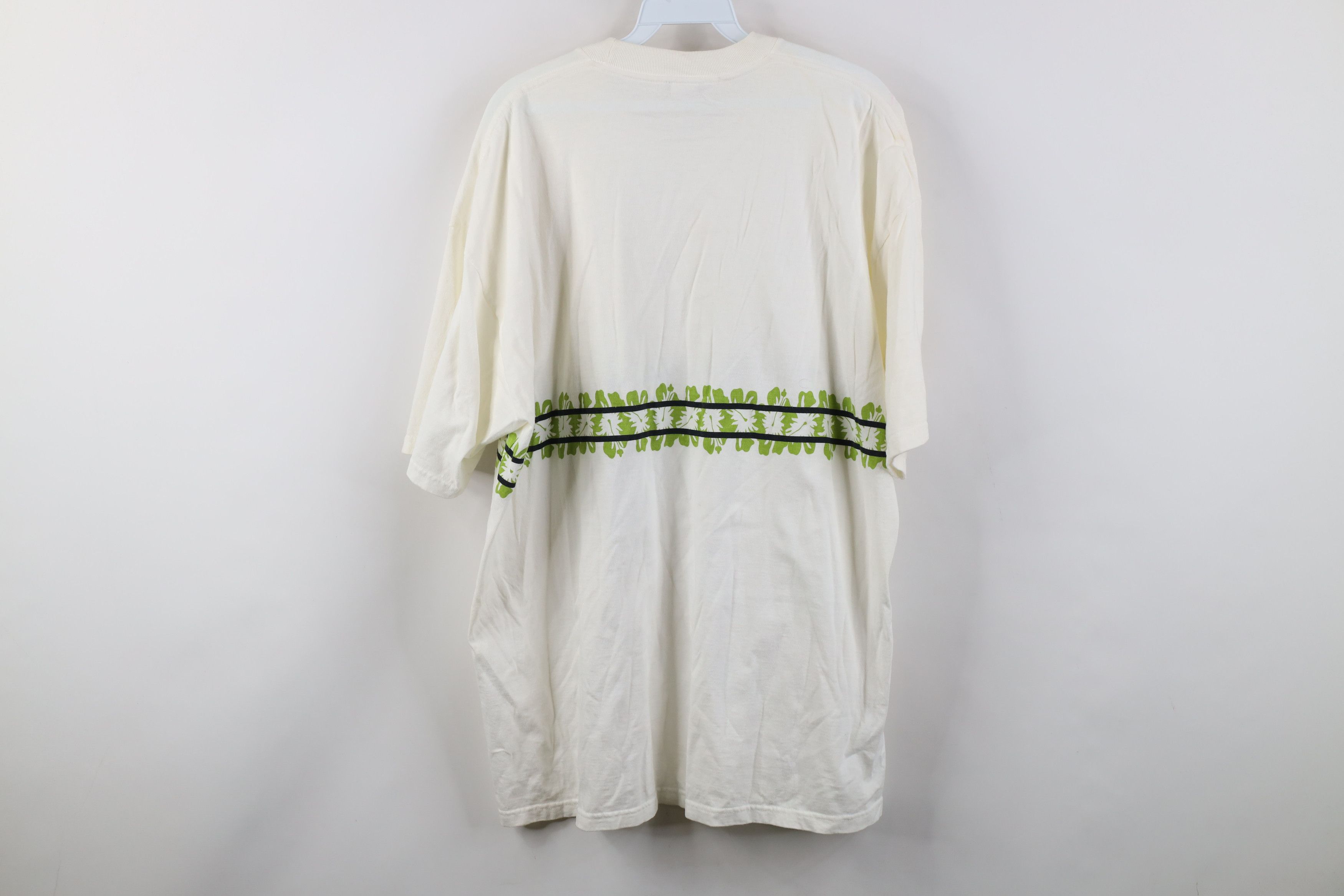 Ocean Pacific Vintage 90s Ocean Pacific OP Flower Surfing T-Shirt White Size US XL / EU 56 / 4 - 11 Thumbnail