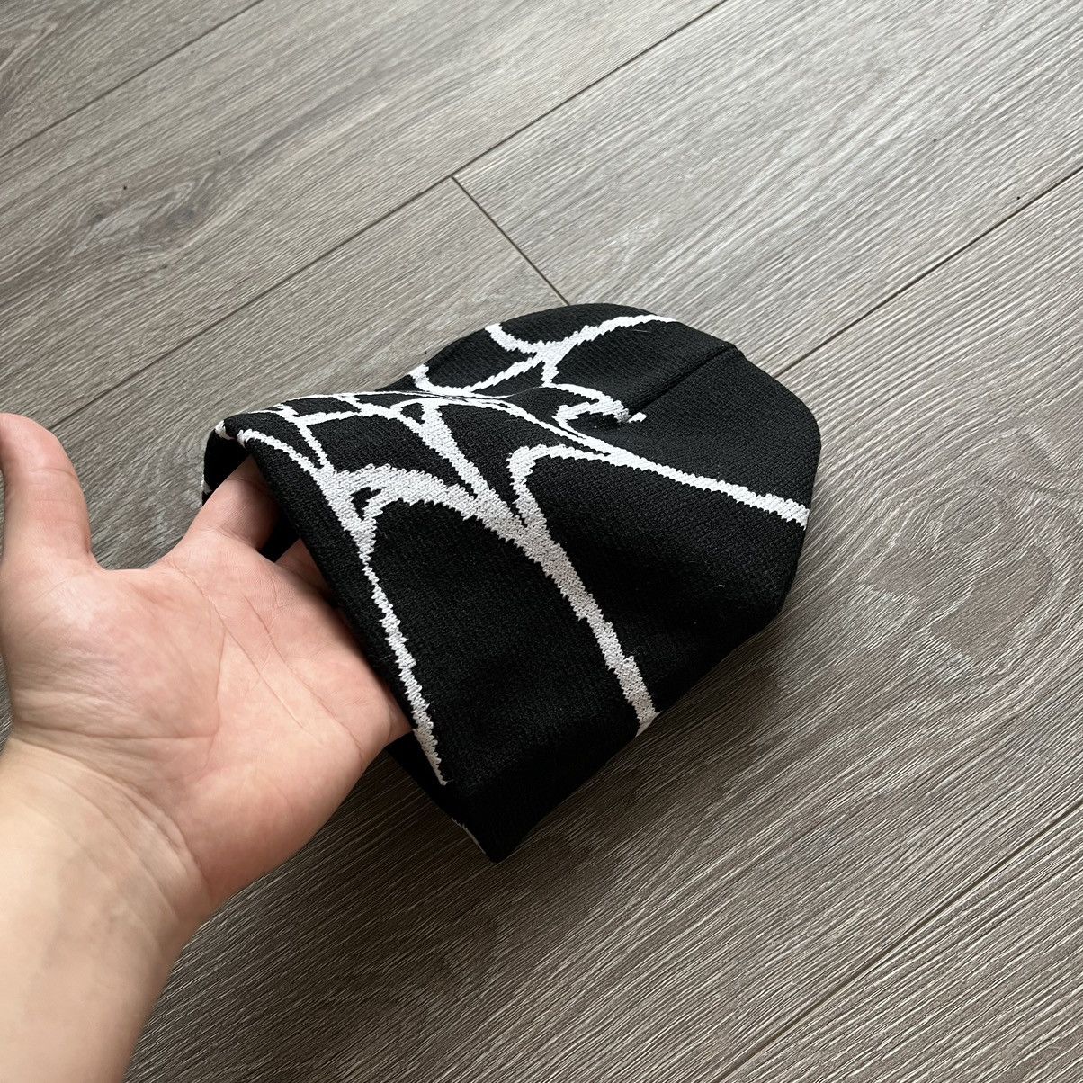 Japanese Brand × Vintage 🕸️Spider Web Beanie Hat y2k Size ONE SIZE - 5 Thumbnail
