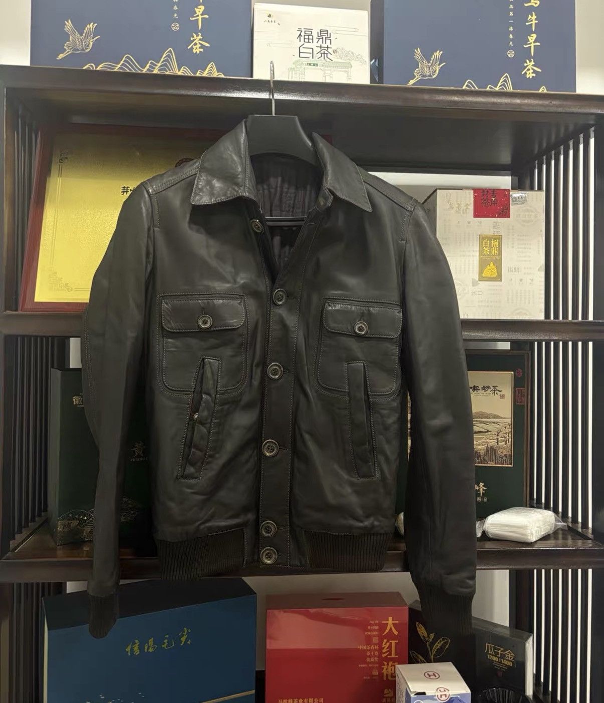 Fendi Fendi Leather Jacket J2 Size US S / EU 44-46 / 1 - 1 Thumbnail