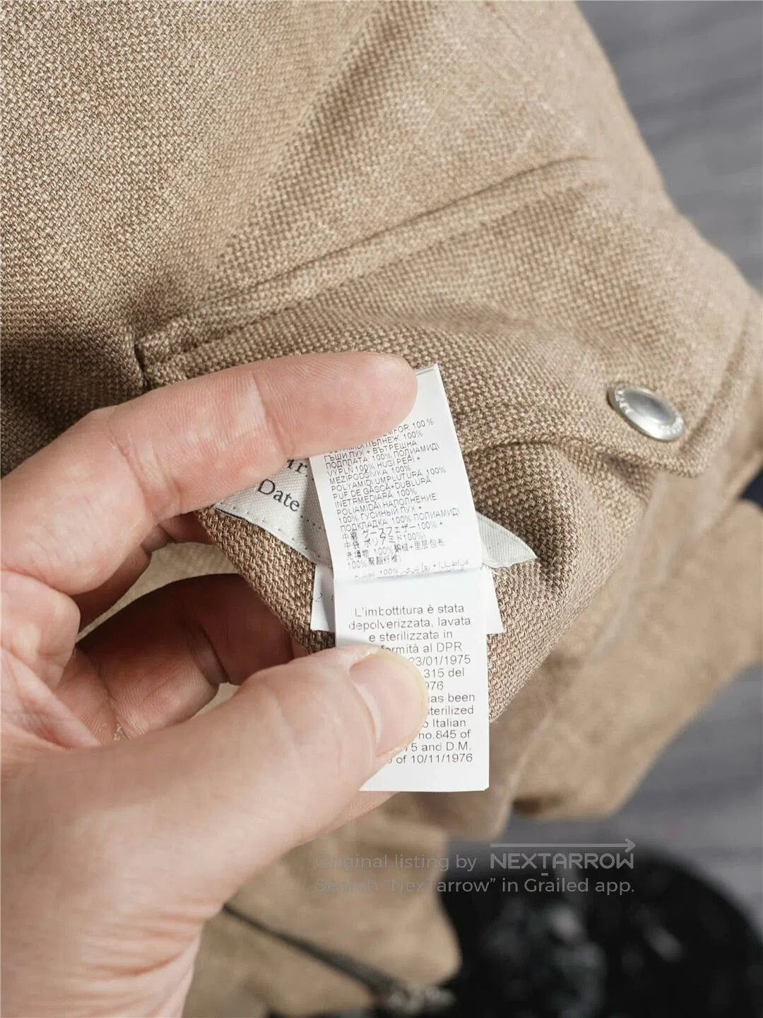 Brunello Cucinelli Brunello Cucinelli Reversible Down Vest. Size US L / EU 52-54 / 3 - 8 Thumbnail