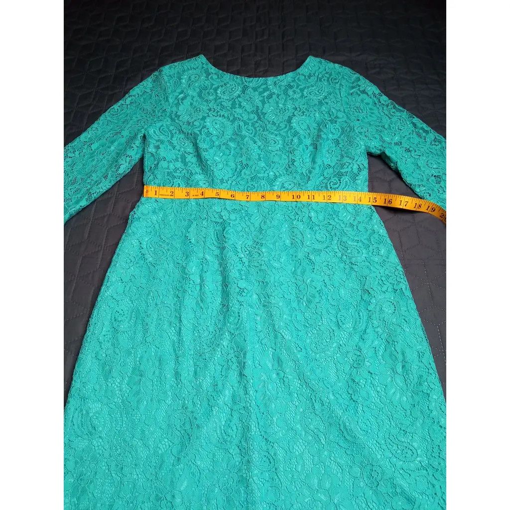 Other Beautiful Turquoise Lace dress Size S / US 4 / IT 40 - 7 Thumbnail