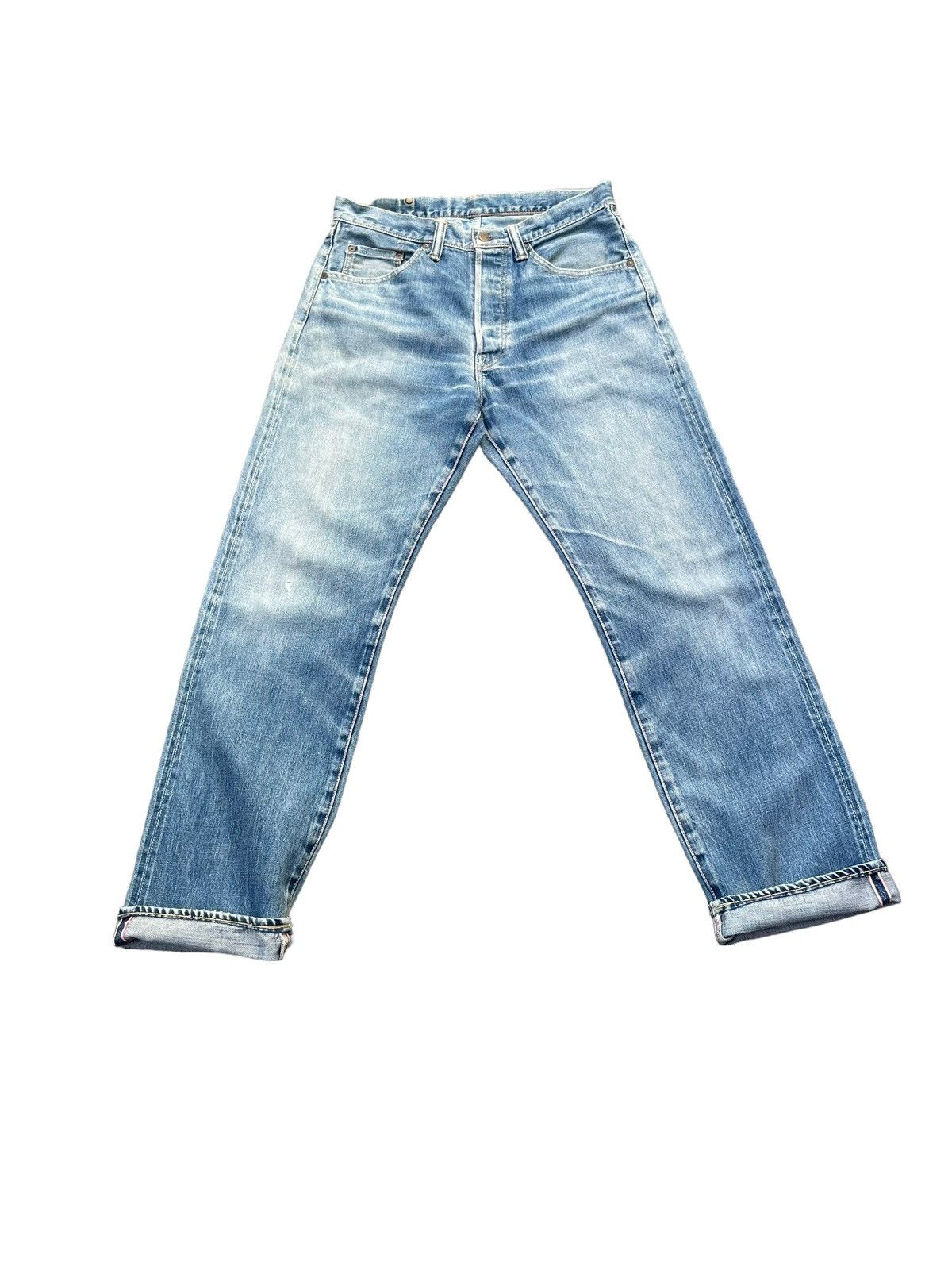 image of Japan Blue Faded Selvedge Denim, Men's (Size 32)