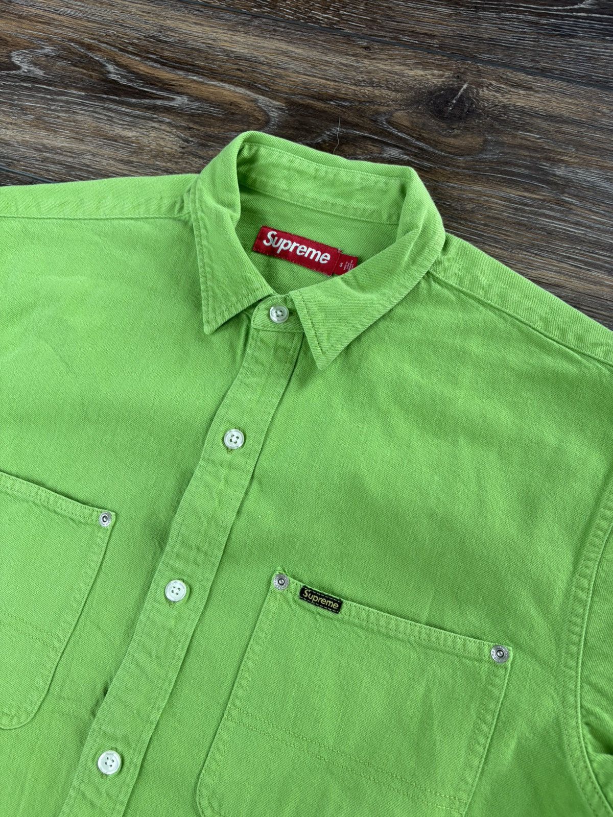 Supreme Loose Fit S/S Denim Painter Shirt SS25