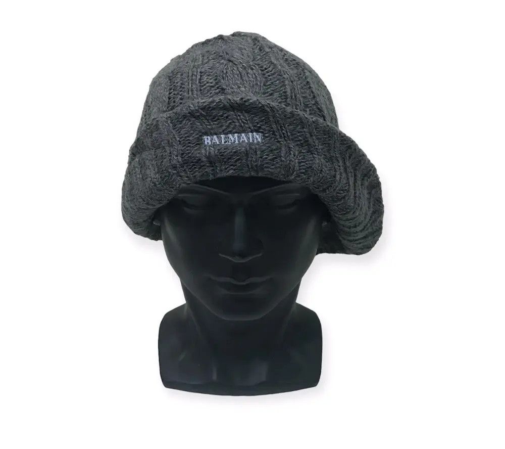 Balmain Balmain Plain Beanie Hat Size ONE SIZE - 1 Thumbnail