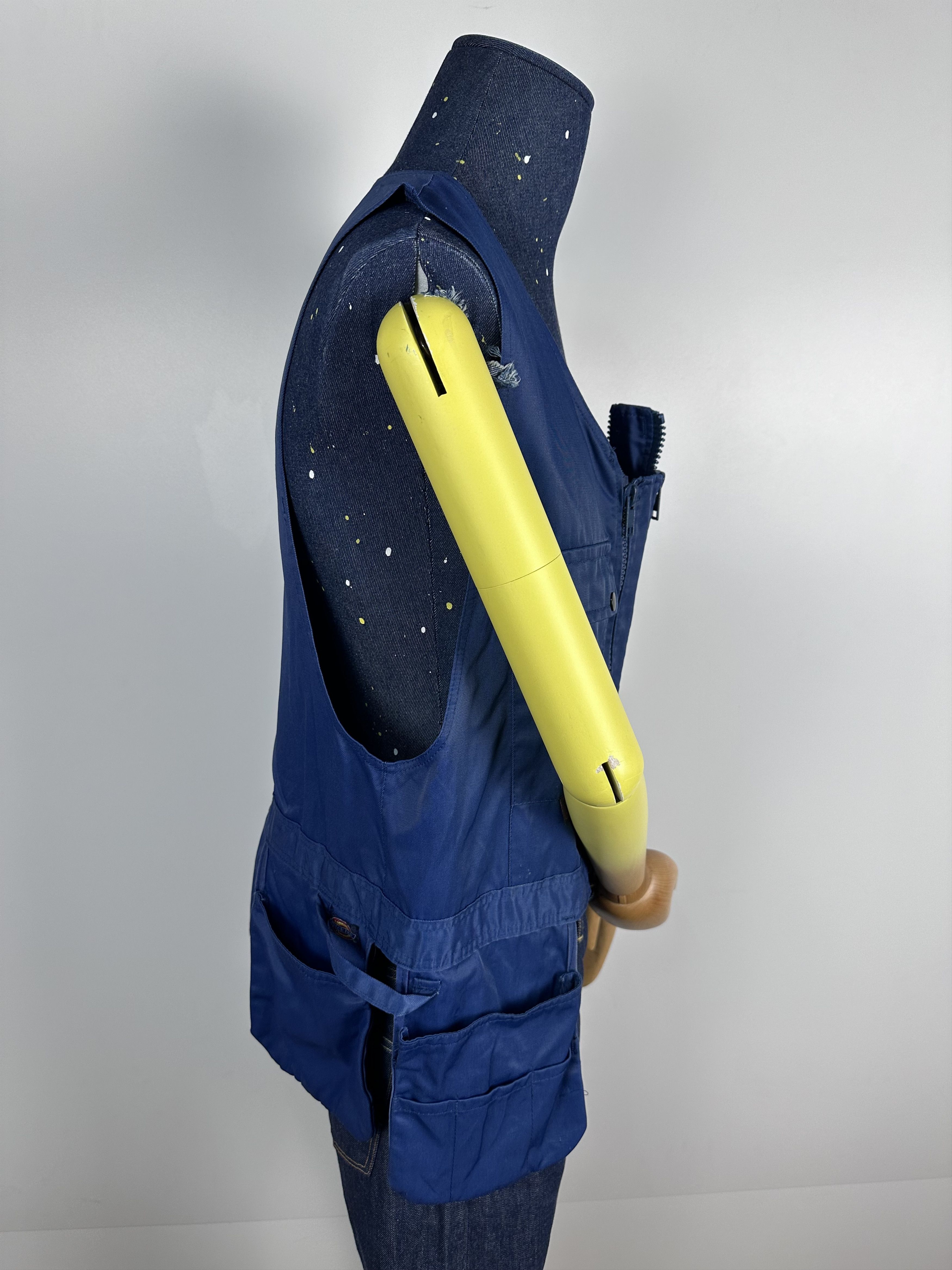 Dickies × Vintage Dickies Grafters Work Cargo Vest Vintage Blue Mens Size M Size US M / EU 48-50 / 2 - 6 Thumbnail