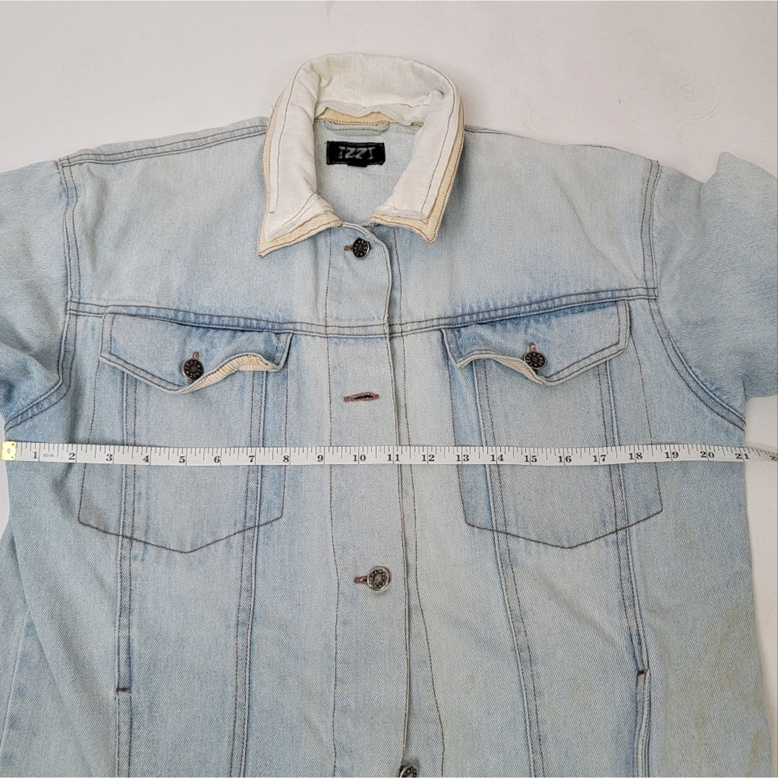 Vintage Vintage 90s IZZY Corduroy Denim Jean Jacket - S Size S / US 4 / IT 40 - 11 Thumbnail