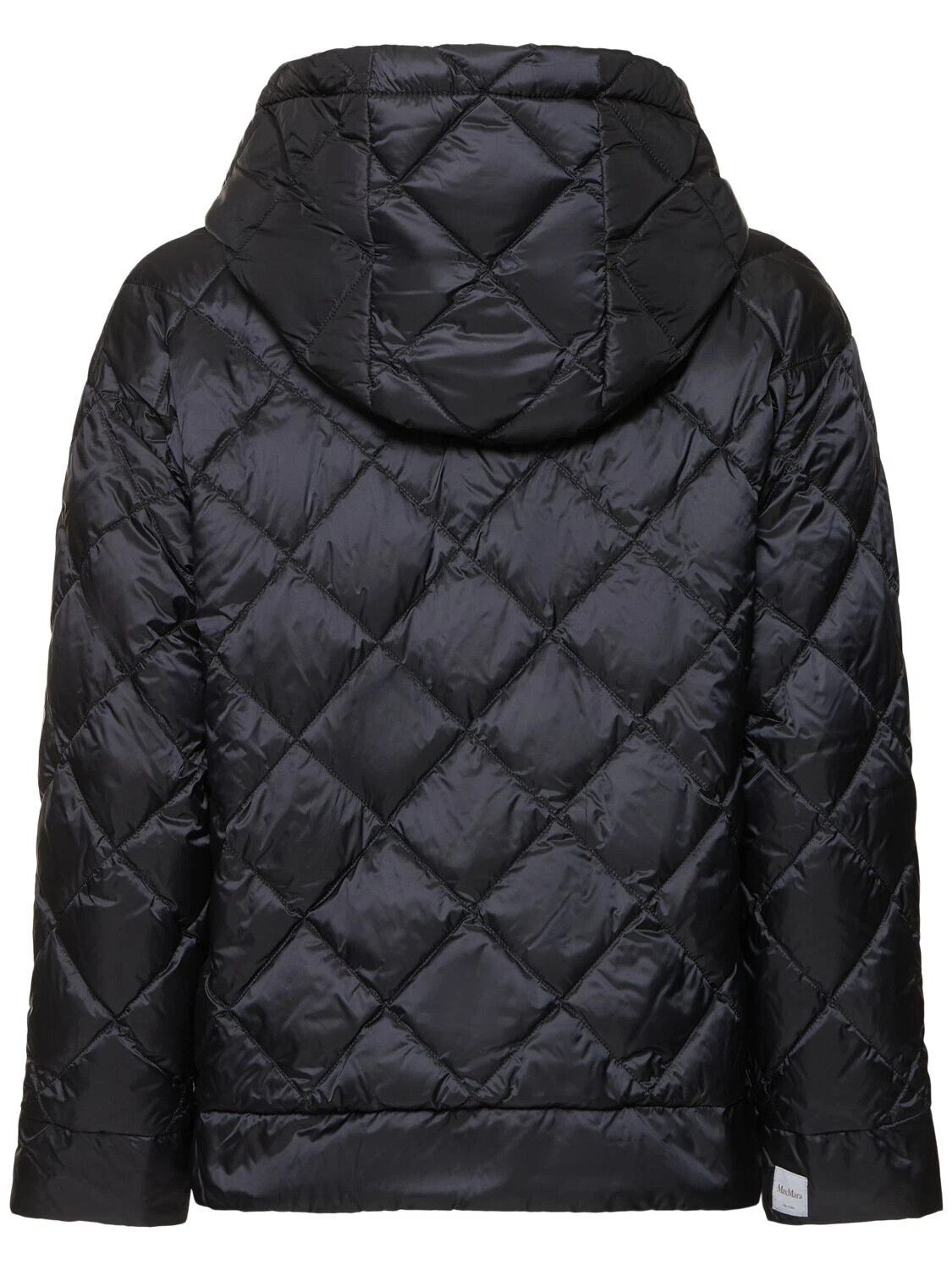 Max Mara MAX MARA Disoft $1350 Black Reversible Down Jacket New Size XXS / US 00 / IT 34 - 2 Thumbnail