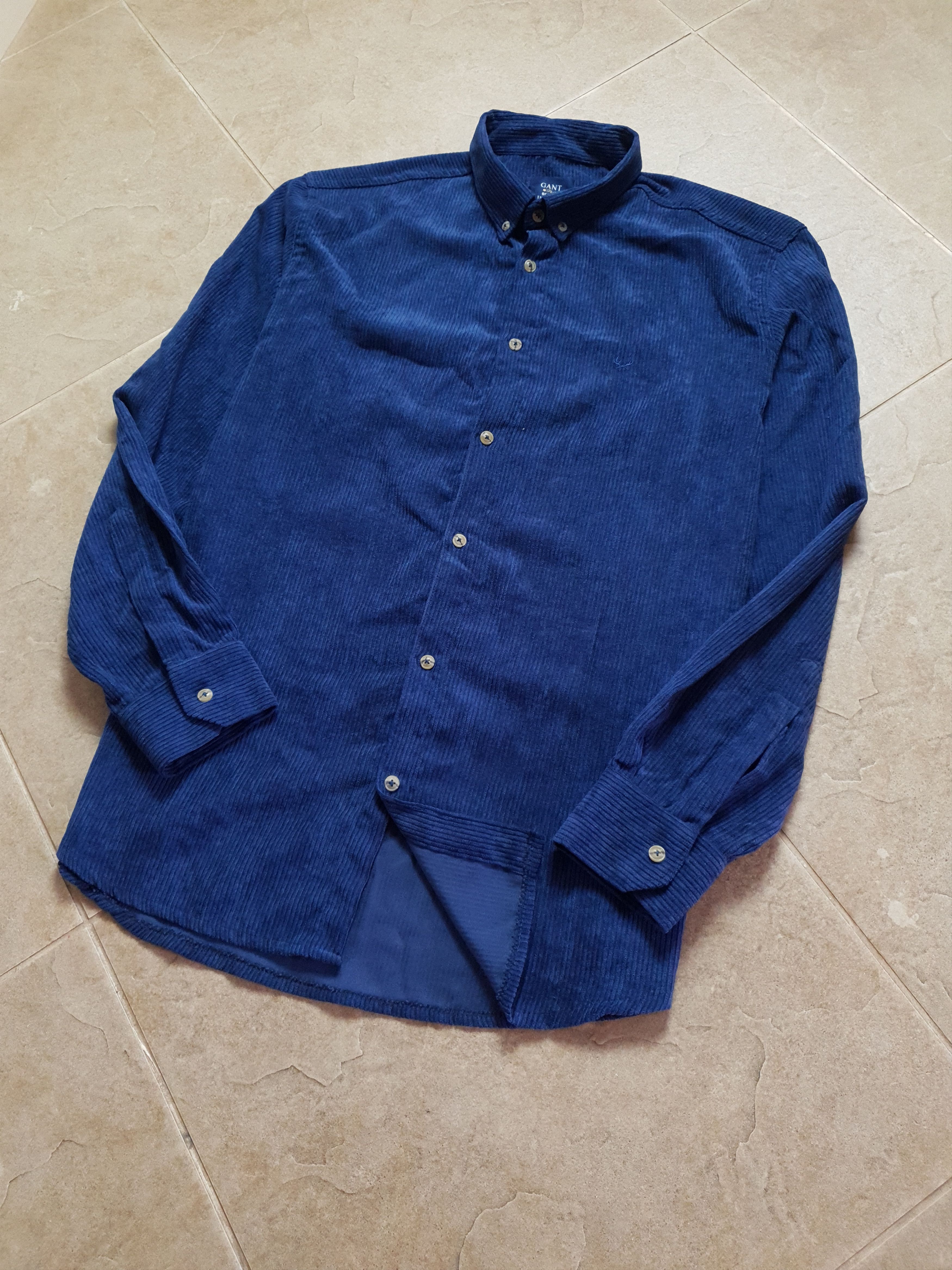 Gant Velvet shirt Vintage GANT Size L blue Size US XL / EU 56 / 4 - 7 Thumbnail