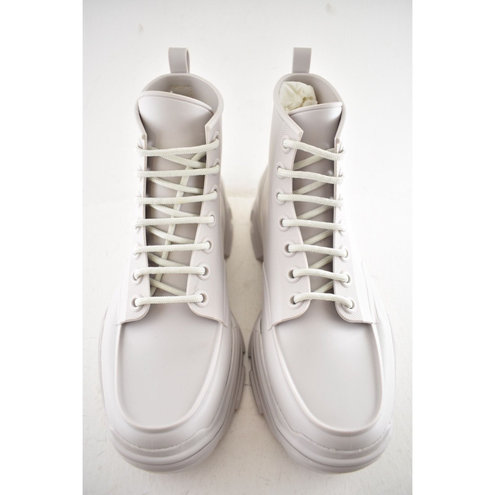 Dior Dior Daniel Logo Rubber High Top Lace Up Flat Boot 43 10 Size US 10 / EU 43 - 5 Thumbnail