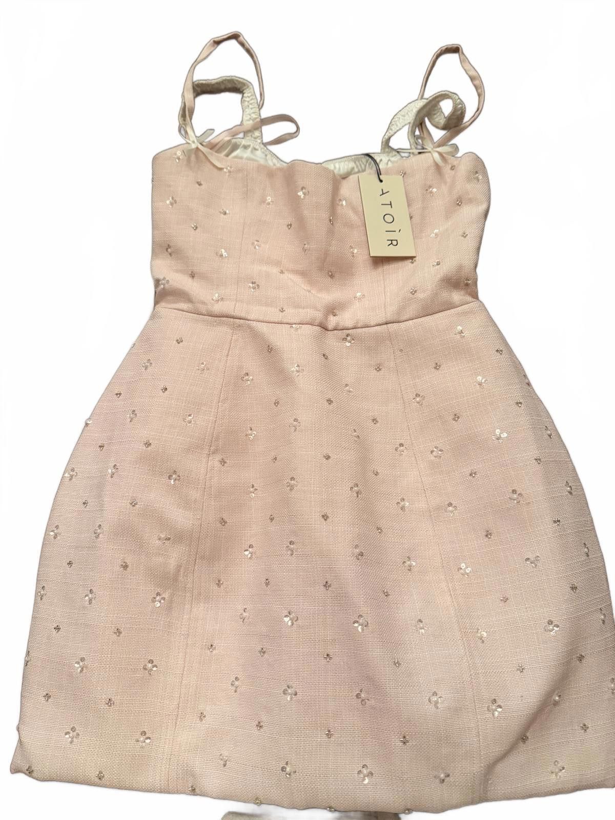 Other ATOIR Honey Mini Dress Pink with Sequin Embellishments Size S / US 4 / IT 40 - 3 Thumbnail