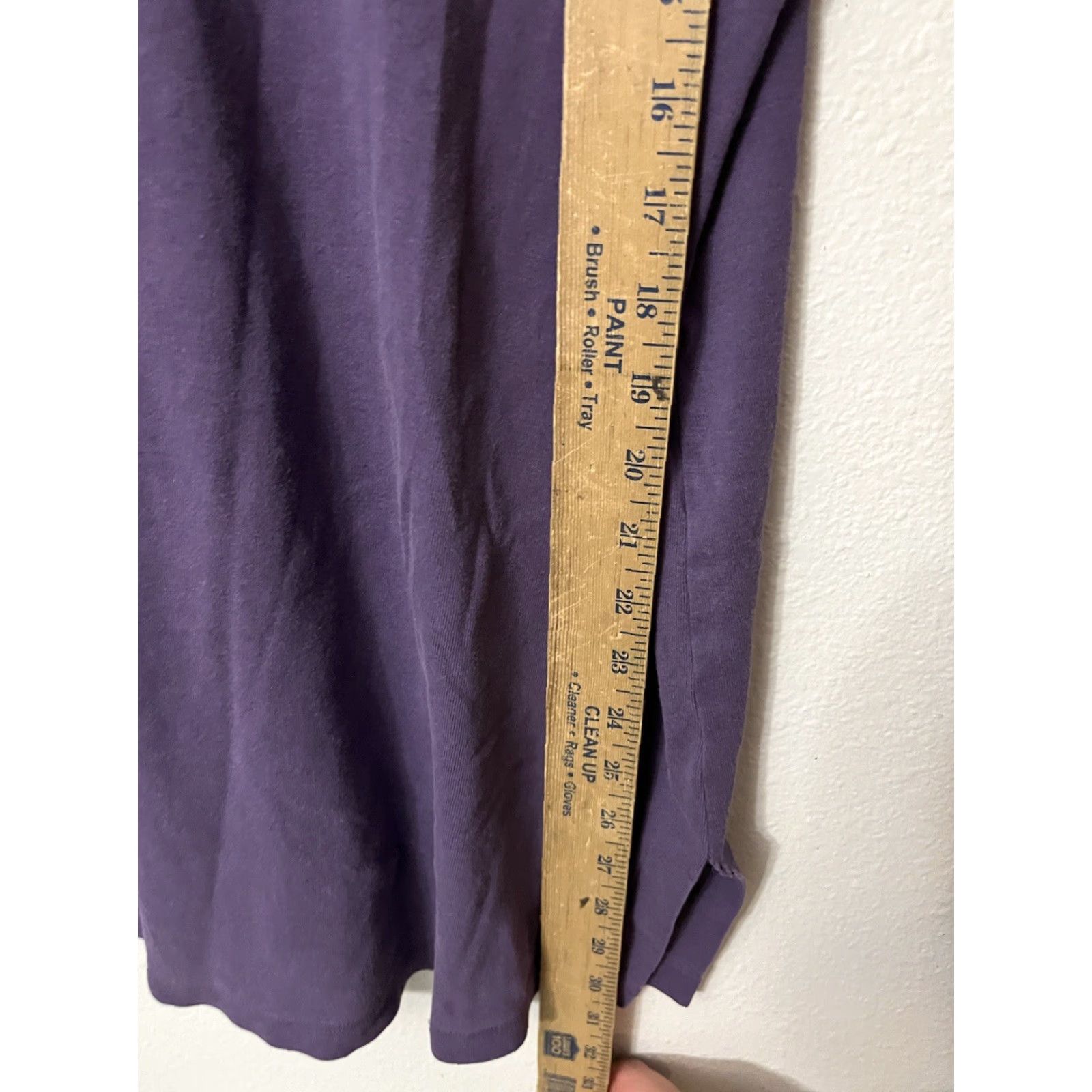 Victoria's Secret VINTAGE Victoria's Secret Cotton Tunic Top V-Neck T-Shirt S Purple Casual Womens Size S / US 4 / IT 40 - 4 Thumbnail