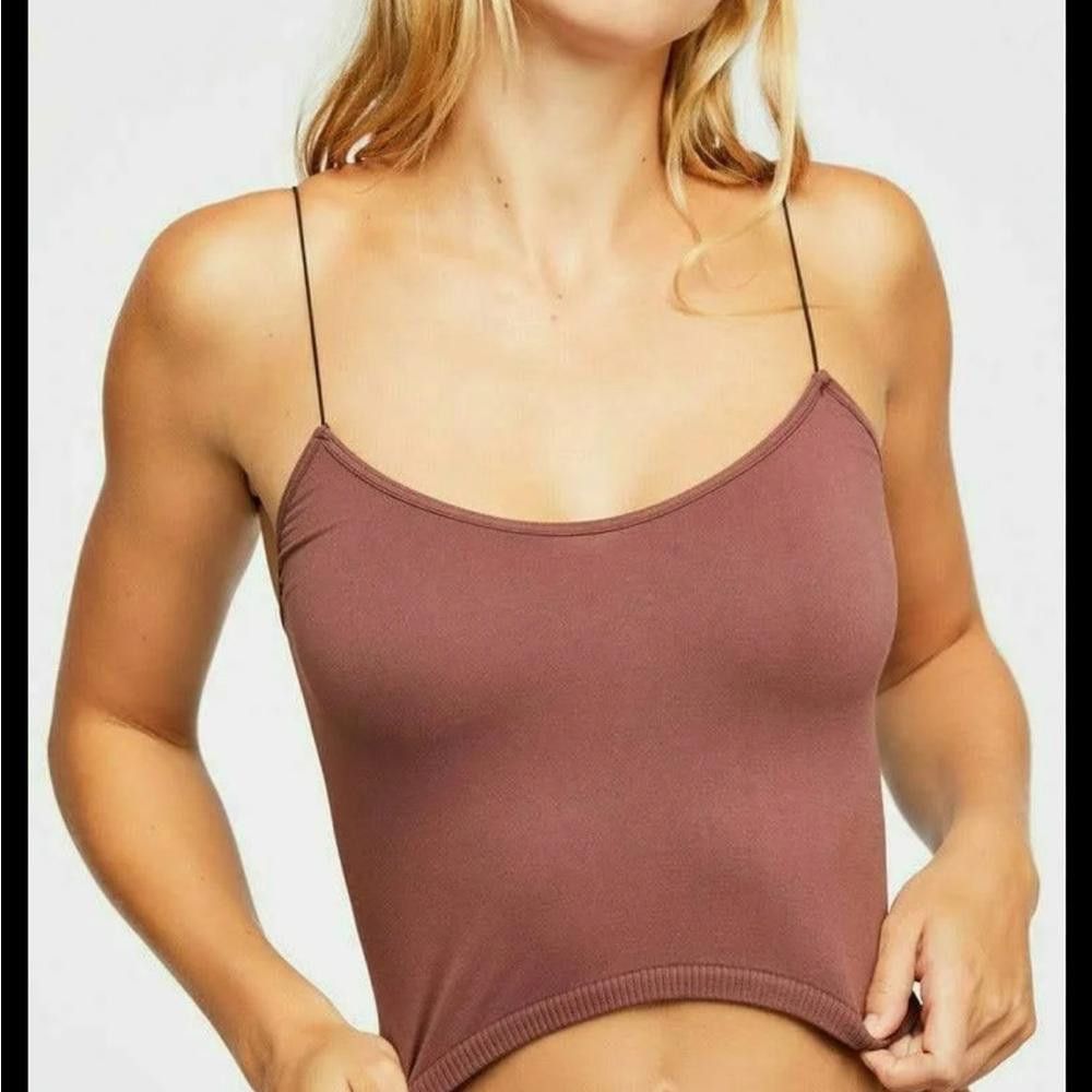 Free People Free People l Skinny Strap Brami Mocha XS/S Size S / US 4 / IT 40 - 7 Thumbnail