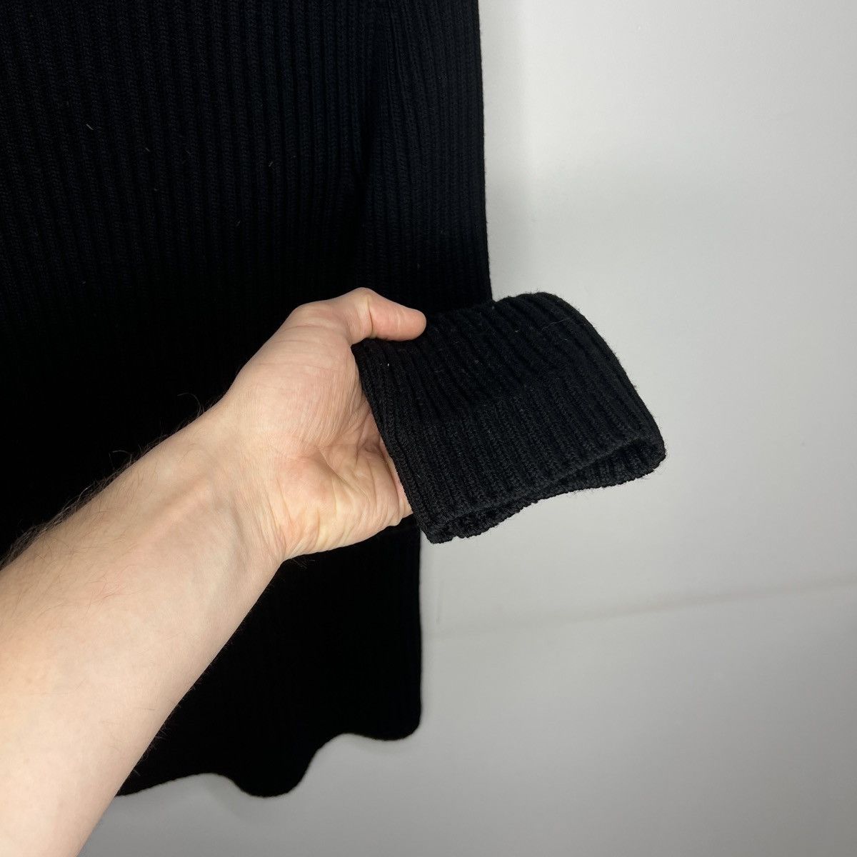 Stone Island Vintage Stone Island Ribbed Wool Turtleneck Patch Sweater Size US M / EU 48-50 / 2 - 13 Thumbnail