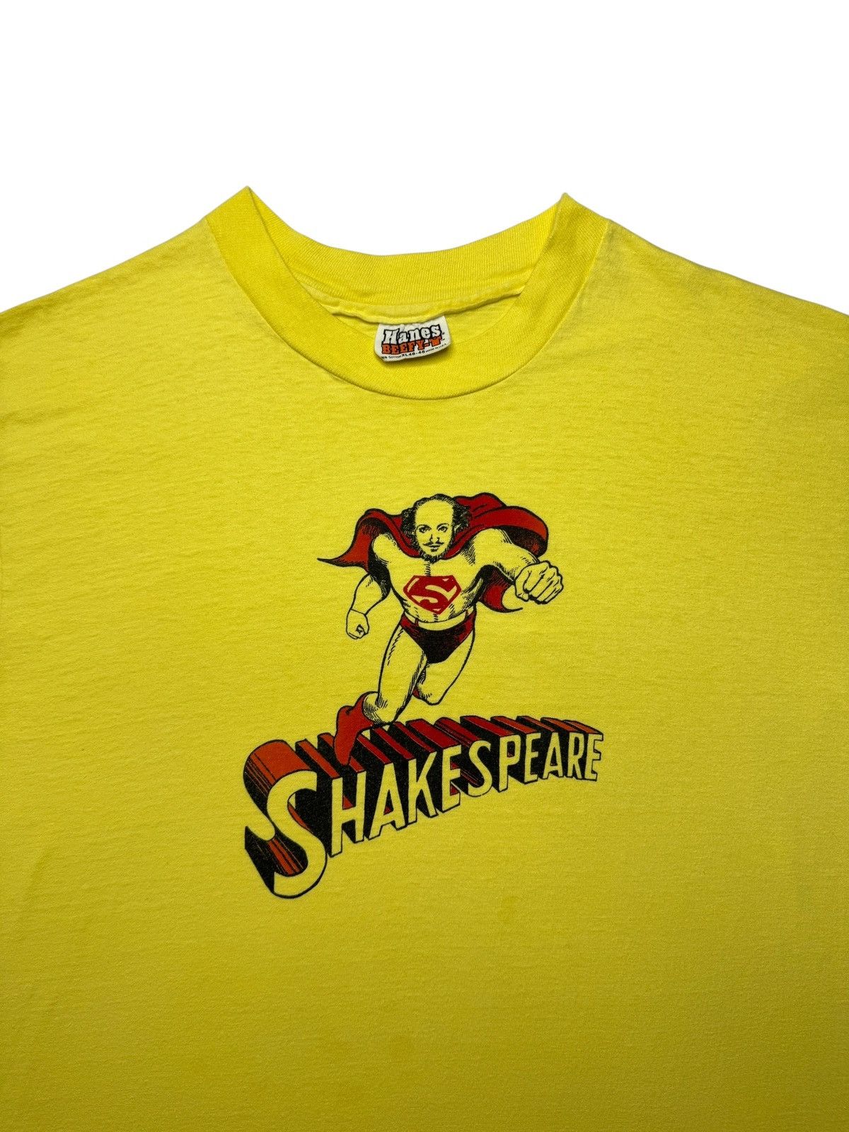 Vintage Vintage 1970’s Superman Shakespeare Parody Tee Shirt Size US XL / EU 56 / 4 - 3 Thumbnail