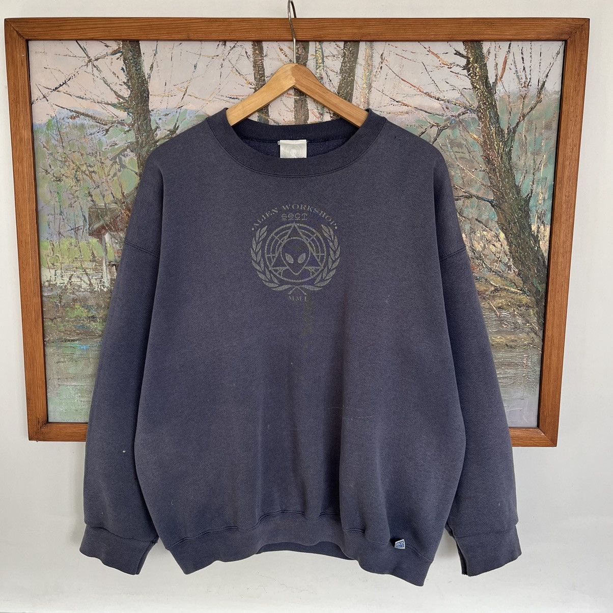 Alien Workshop × American Apparel × Hook-Ups vintage Alien Workshop faded crew neck sweatshirt MMI sect Size US XL / EU 56 / 4 - 2 Thumbnail