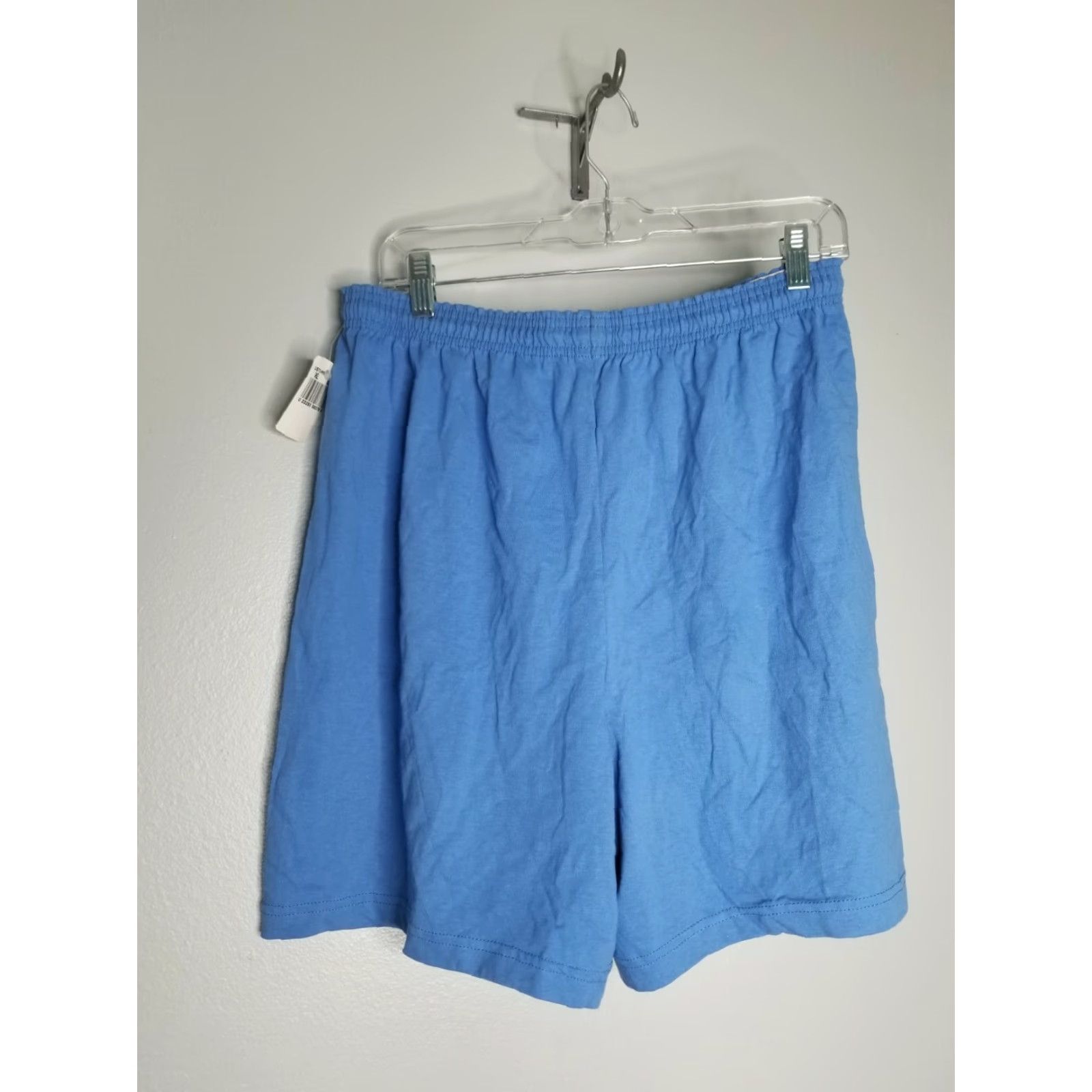 Russell Athletic VINTAGE Russell Athletic Blue Mens XL Coach Gym Shorts Cotton Sweat Drawstring 80s 90s Mens Size US 36 / EU 52 - 2 Thumbnail