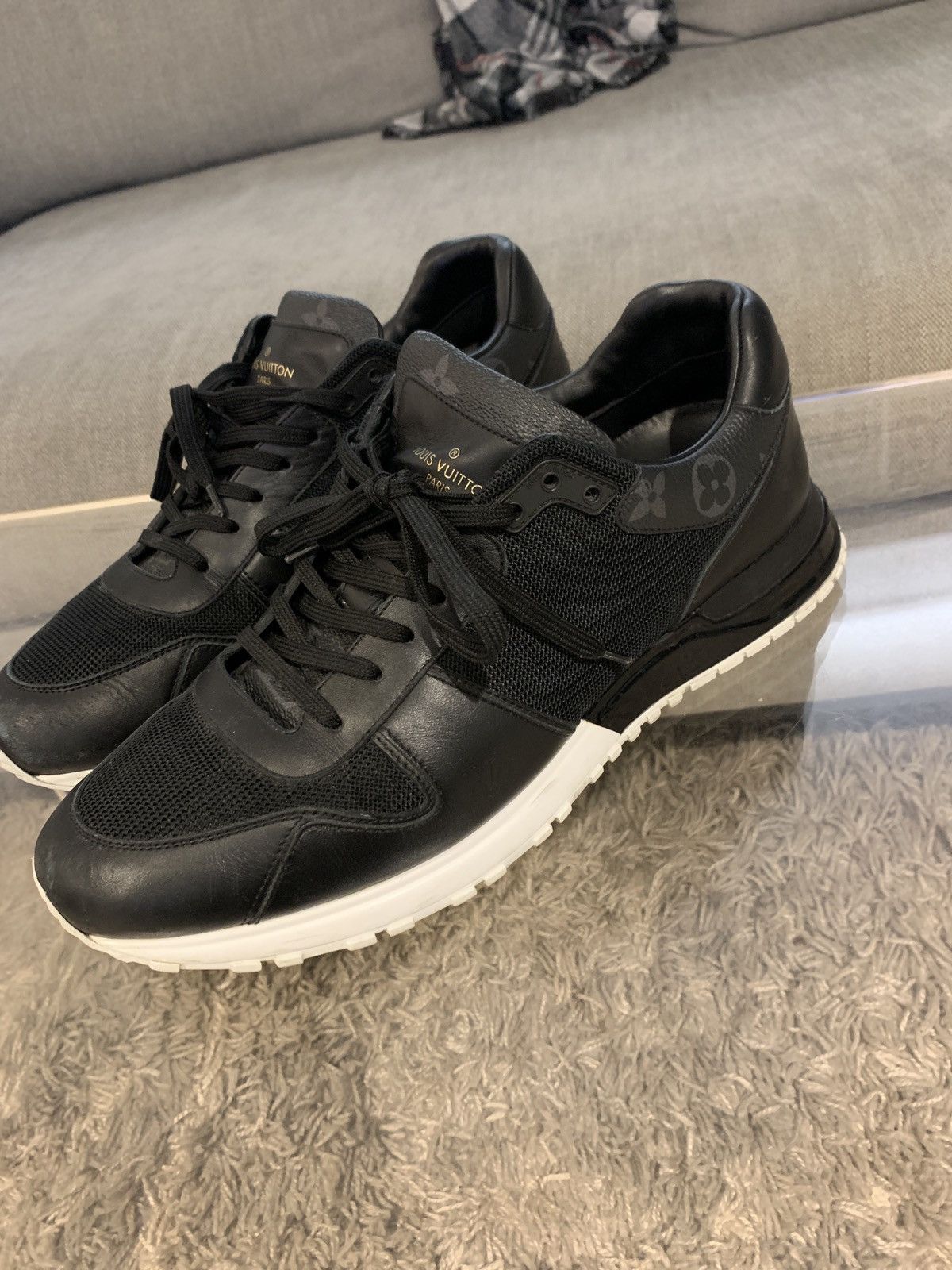 image of Louis Vuitton Runaway Sneaker in Black, Men's (Size 10.5)