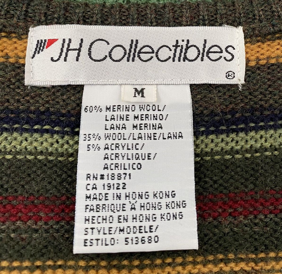 Other VTG 90’s JH Collectibles Wool Blend Sweater Vest Medium Size M / US 6-8 / IT 42-44 - 4 Thumbnail