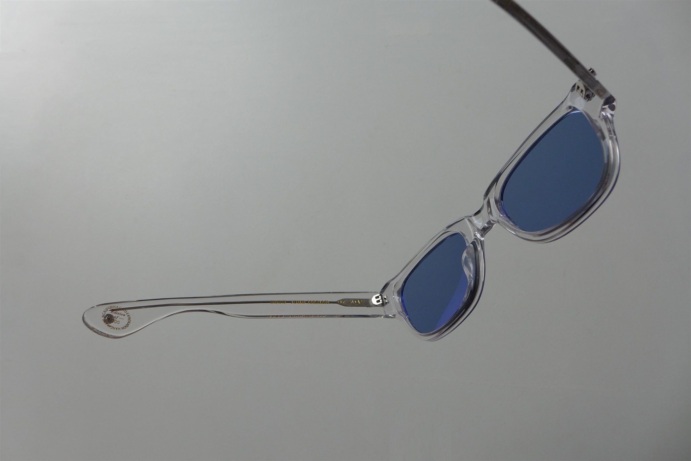 Garrett Leight GLCO x John Terzian Sunglasses -- Clear Acetate Size ONE SIZE - 14 Thumbnail