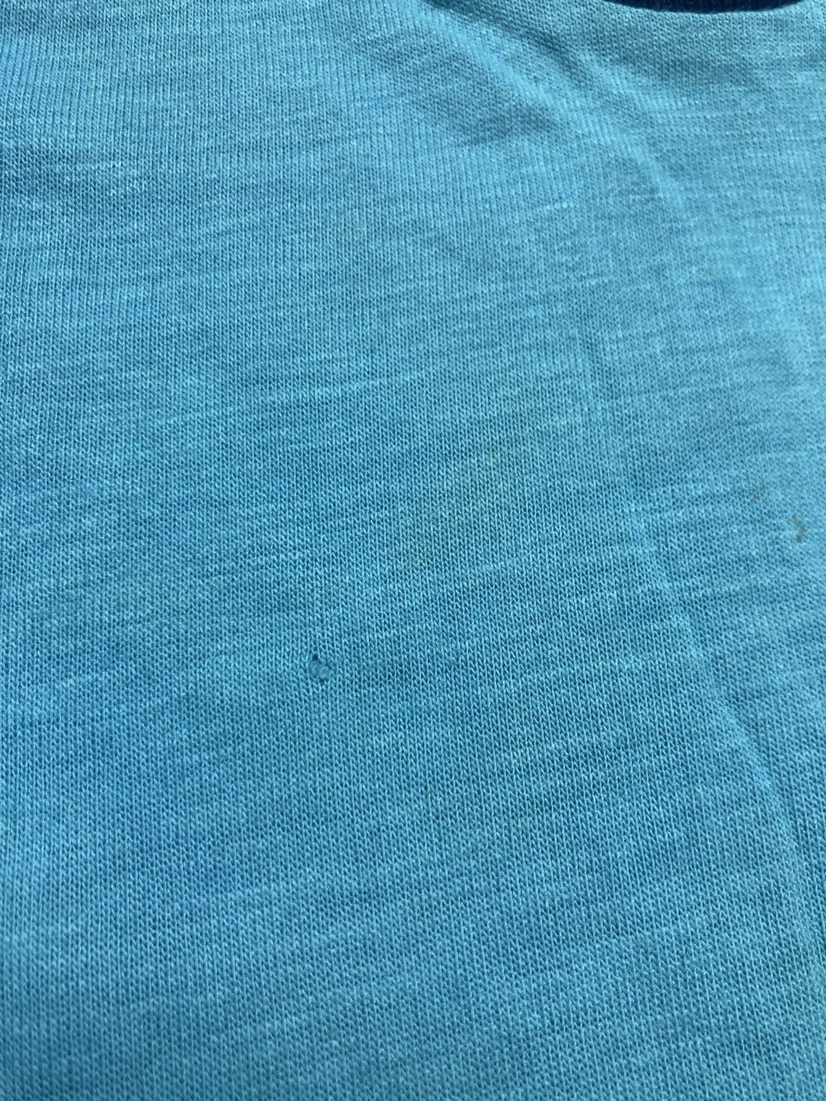 Vintage 60s tshirt light blue soft acrylic boys 6 womens XS Baby tee Size XS / US 0-2 / IT 36-38 - 4 Thumbnail