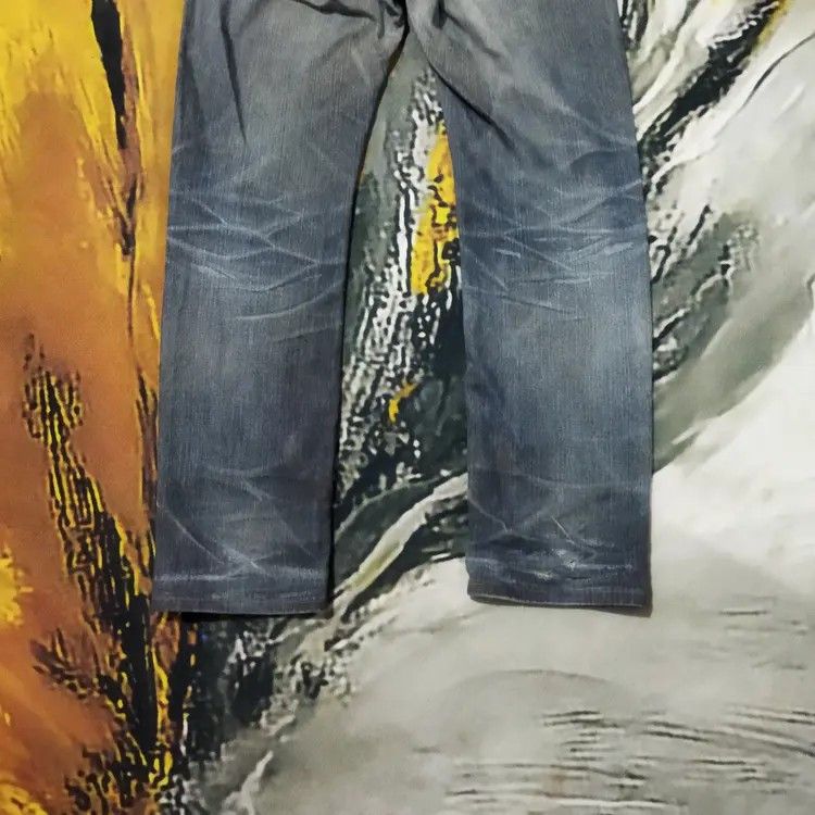 Edwin VINTAGE EDWIN 403 DISTRESSED FADED BLUE JEANS PANTS Size US 30 / EU 46 - 9 Thumbnail