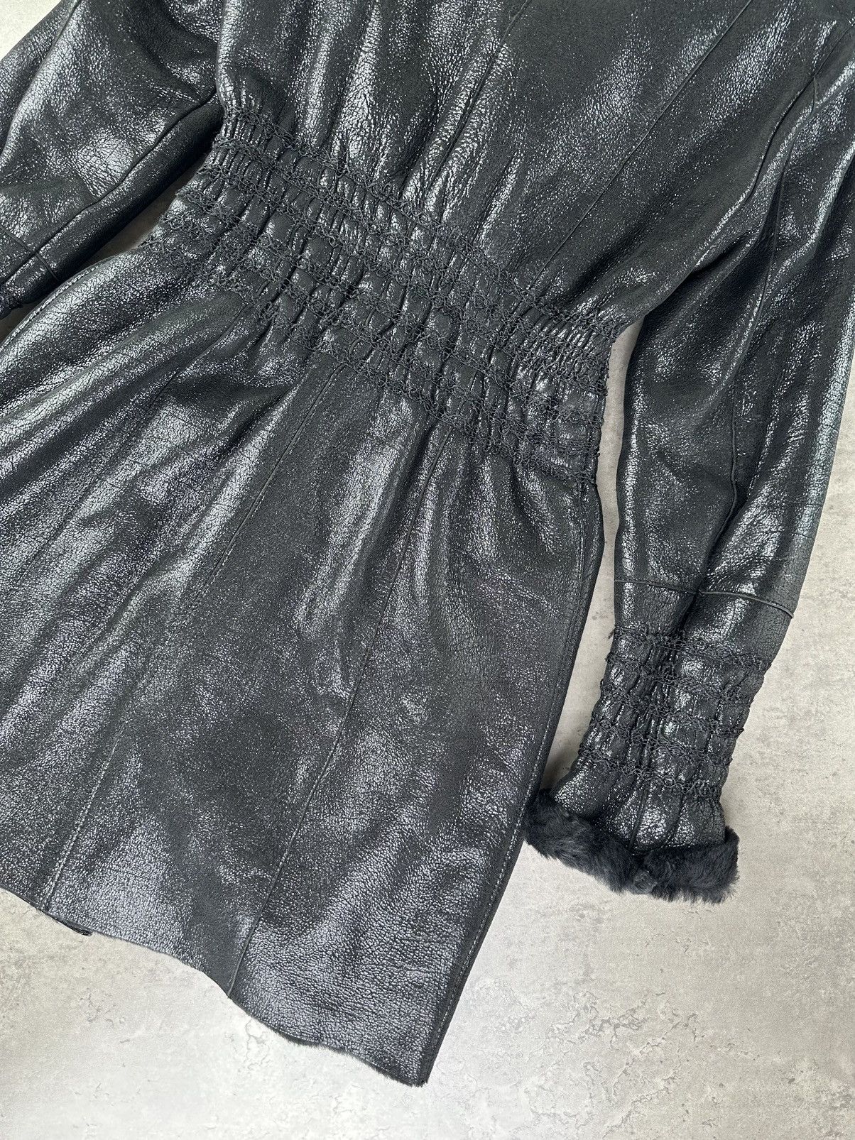 Japanese Brand Vintage Sheepskin Coat Size S / US 4 / IT 40 - 13 Thumbnail