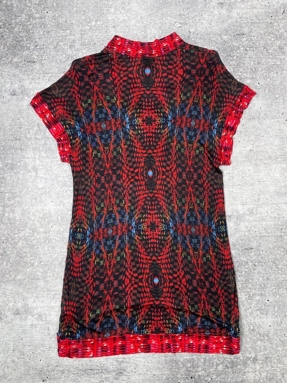 Custo Barcelona Vintage 00s Custo Barcelona Printed Mini Dress Y2K Size M / US 6-8 / IT 42-44 - 8 Thumbnail