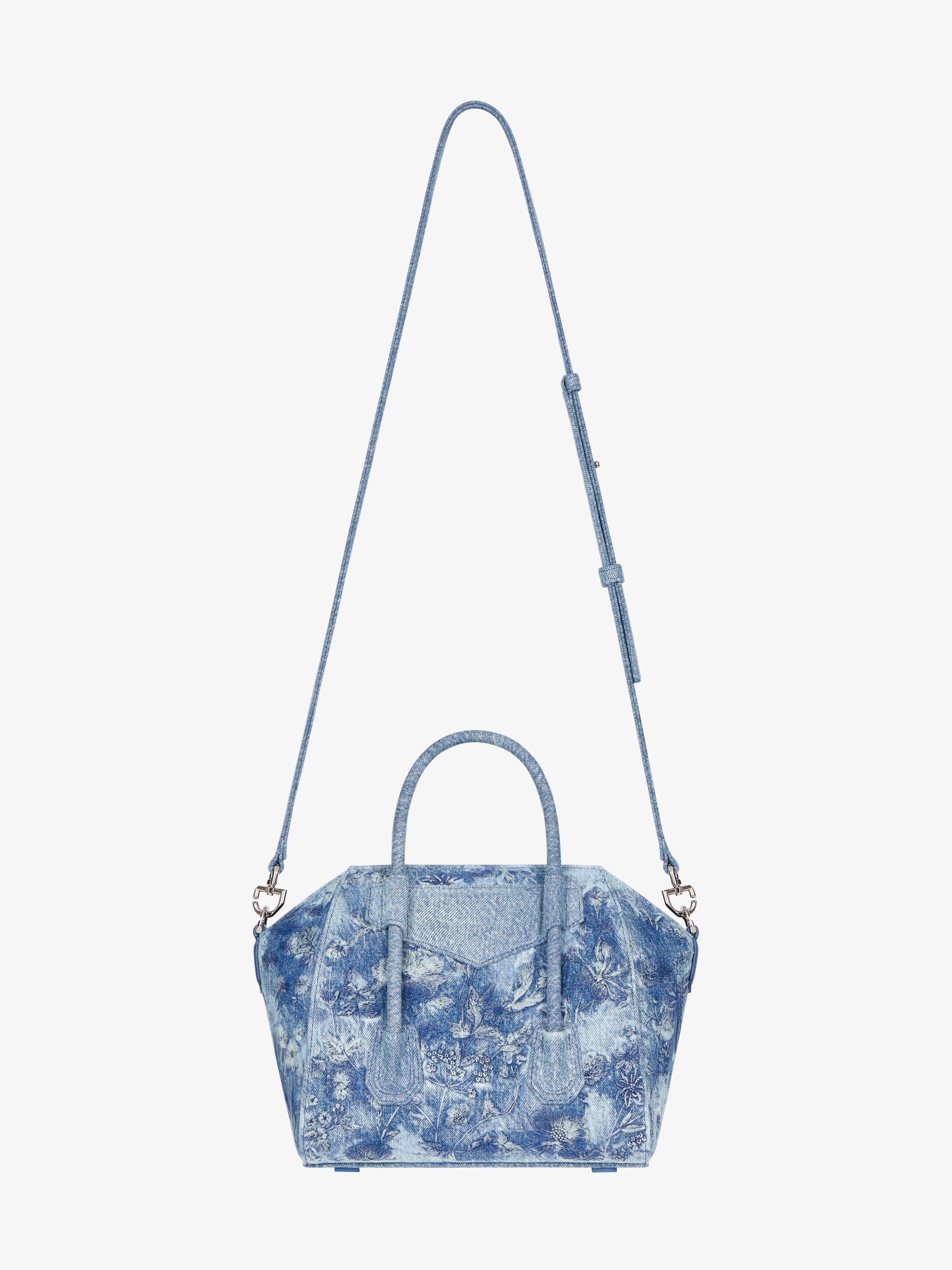 Givenchy oc11z0725 Size: OS / Mini Antigona Lock Bag in Medium Blue Size ONE SIZE - 4 Thumbnail