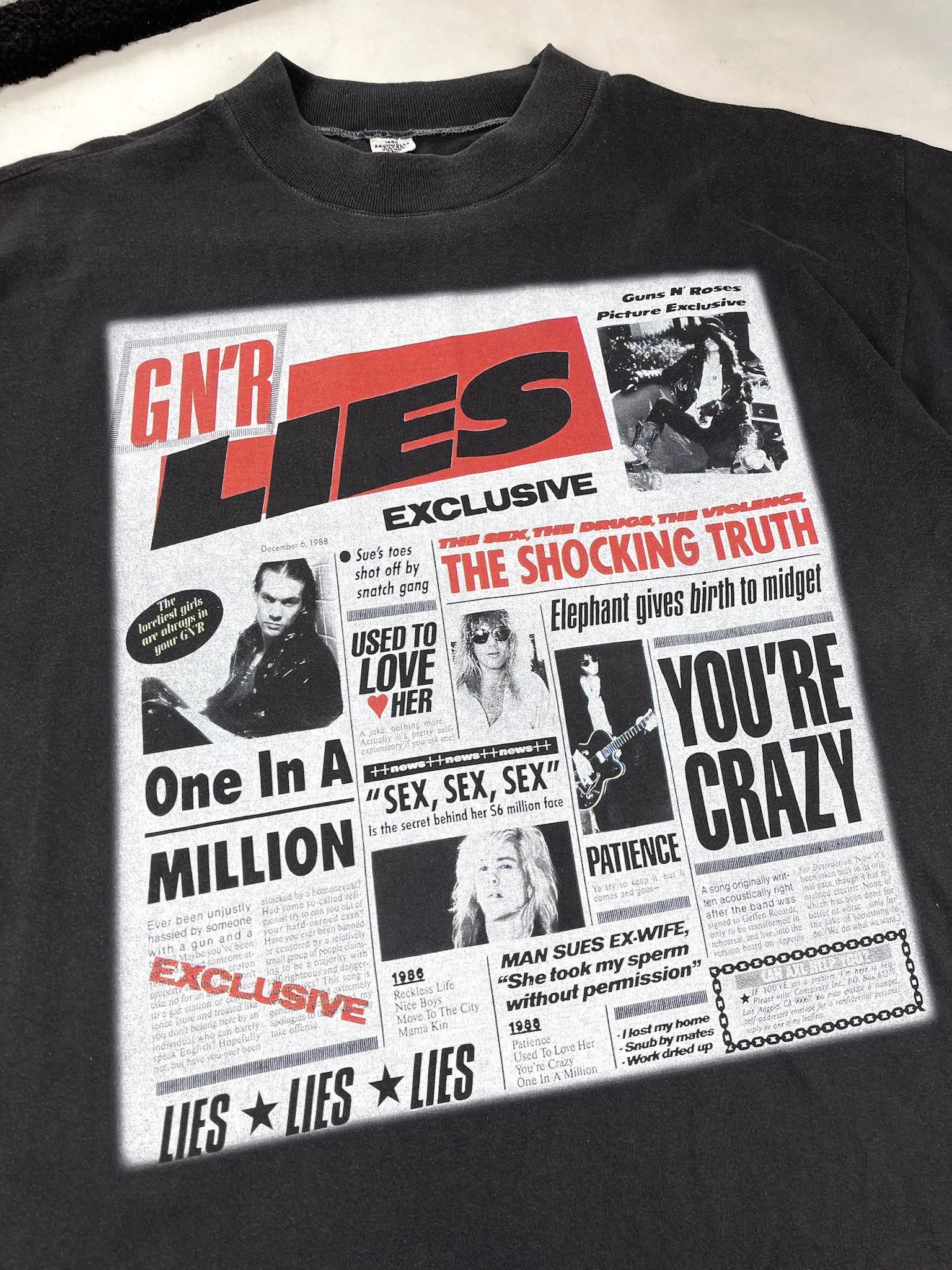 Band Tees × Guns N' Roses × Vintage Guns N Roses vintage rock band tee Size US L / EU 52-54 / 3 - 2 Thumbnail