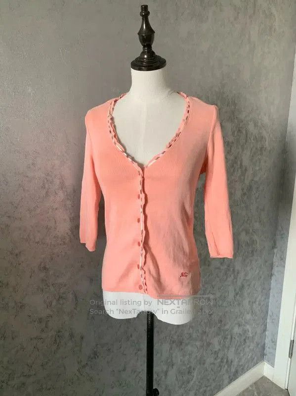 Other Burberry Pink Cotton Long Cardigan for Women. Size M / US 6-8 / IT 42-44 - 1 Thumbnail