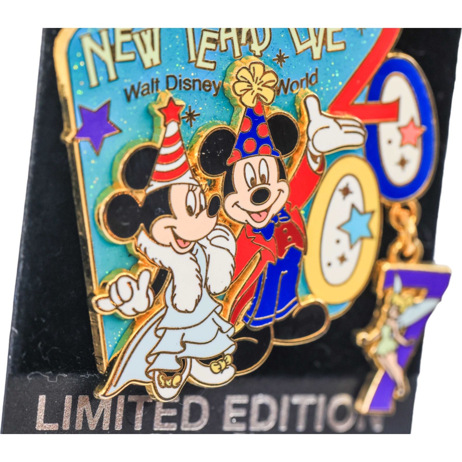 Disney Disney New Year's Eve 2007 Pin Minnie, Tinker Bell LE 6,500 Size ONE SIZE - 4 Thumbnail