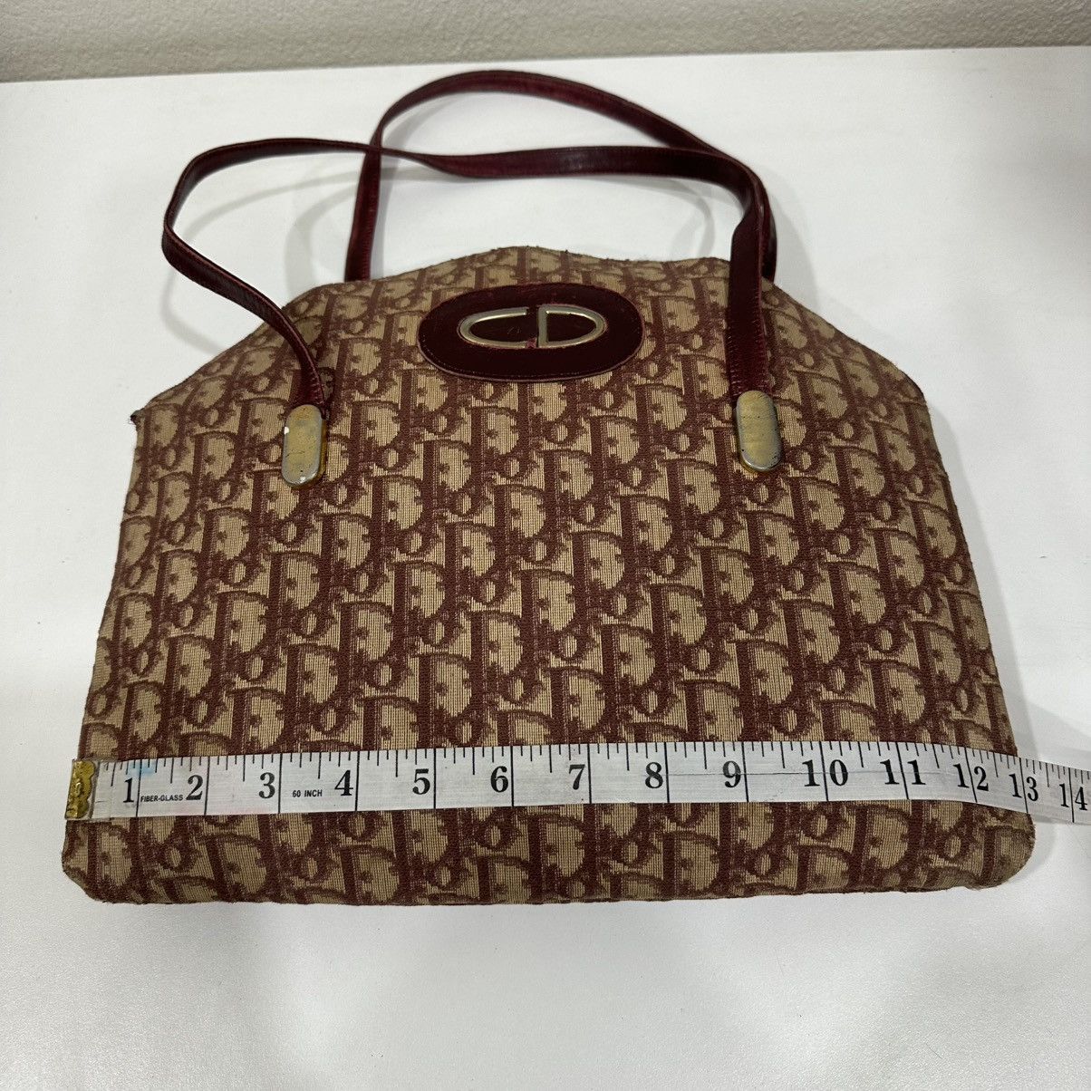Christian Dior Monsieur ‼️YES‼️VINTAGE CHRISTIAN DIOR TROTTER CANVAS SHOULDER TOTE BAG Size ONE SIZE - 7 Thumbnail