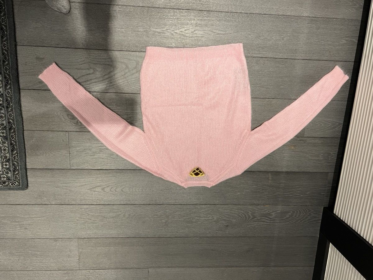 Prada Prada Crew Neck Mohair Blend Pink Sweater Size US M / EU 48-50 / 2 - 18 Thumbnail