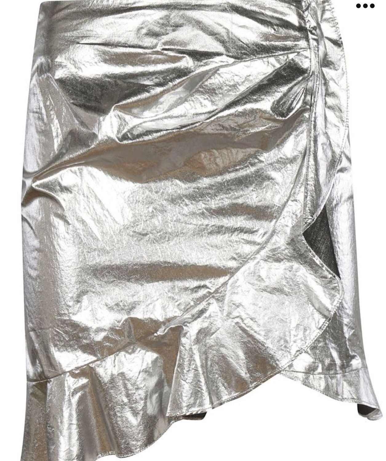 Isabel Marant New with tags Isabel Marant silver ruffle mini skirt 40 Size 28" / US 6 / IT 42 - 1 Thumbnail
