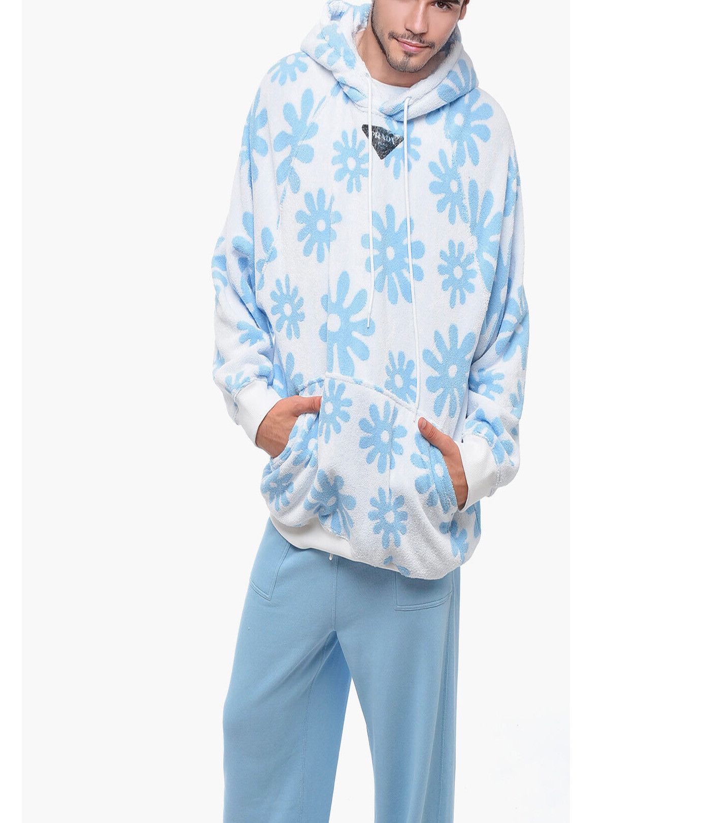 Prada PRINTED TERRY-COTTON HOODIE Size US S / EU 44-46 / 1 - 18 Thumbnail