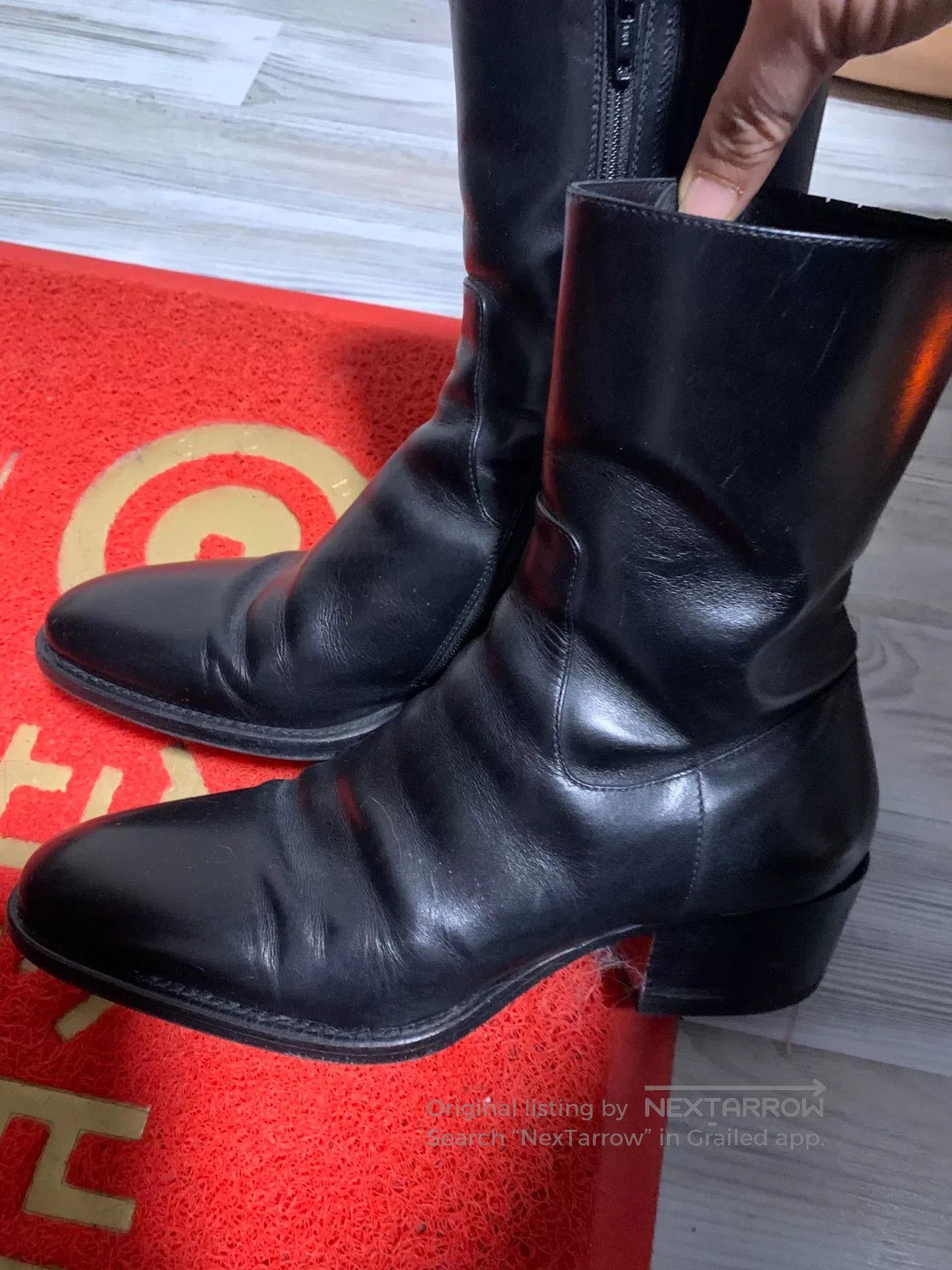 Dsquared2 dsquared2 classic black leather boots size 39. Size US 8 / EU 41 - 2 Thumbnail