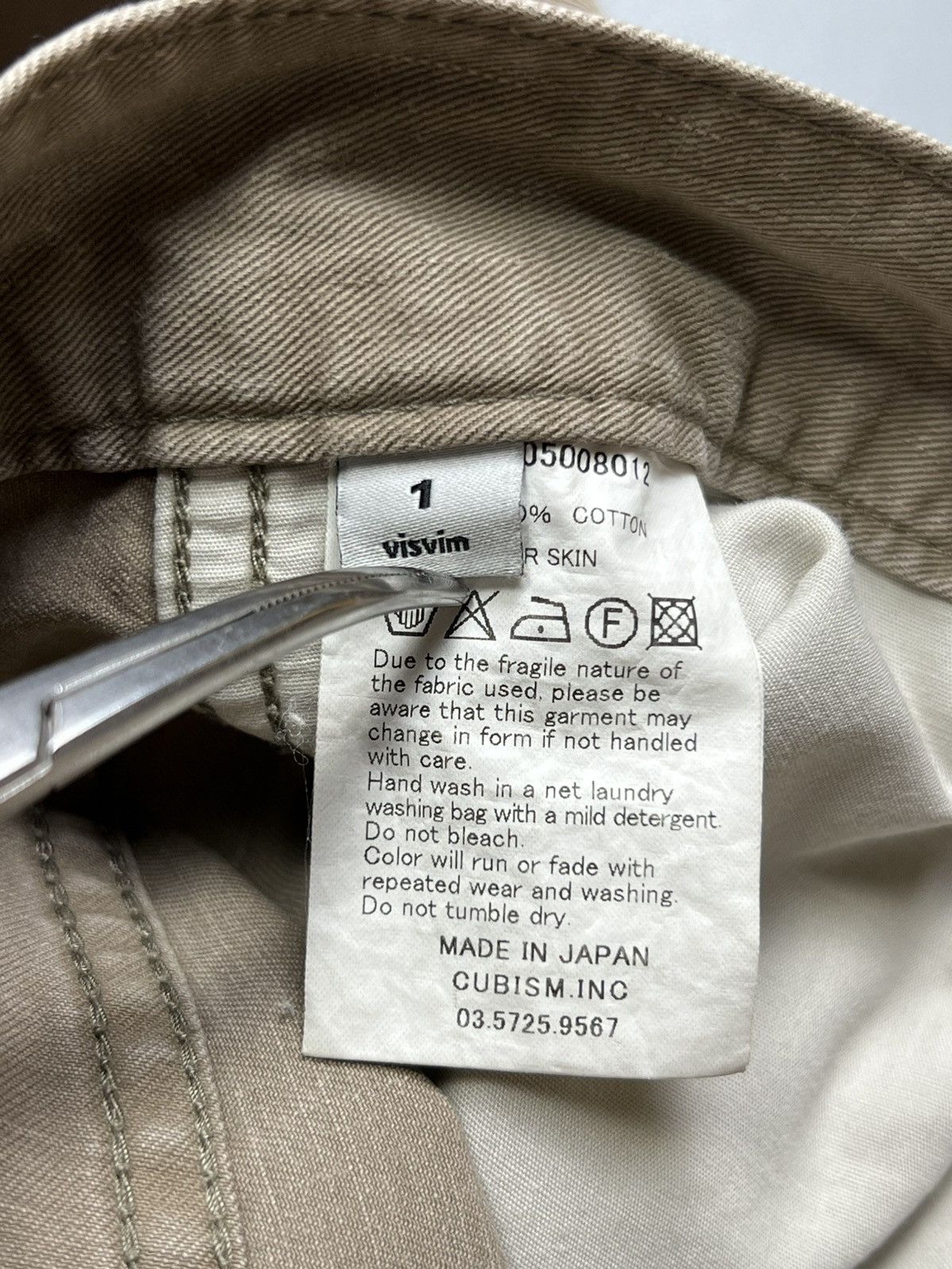 Japanese Brand × Visvim Visvim - Deer Skin Beige Mens Chino - Pants Size US 32 / EU 48 - 10 Thumbnail