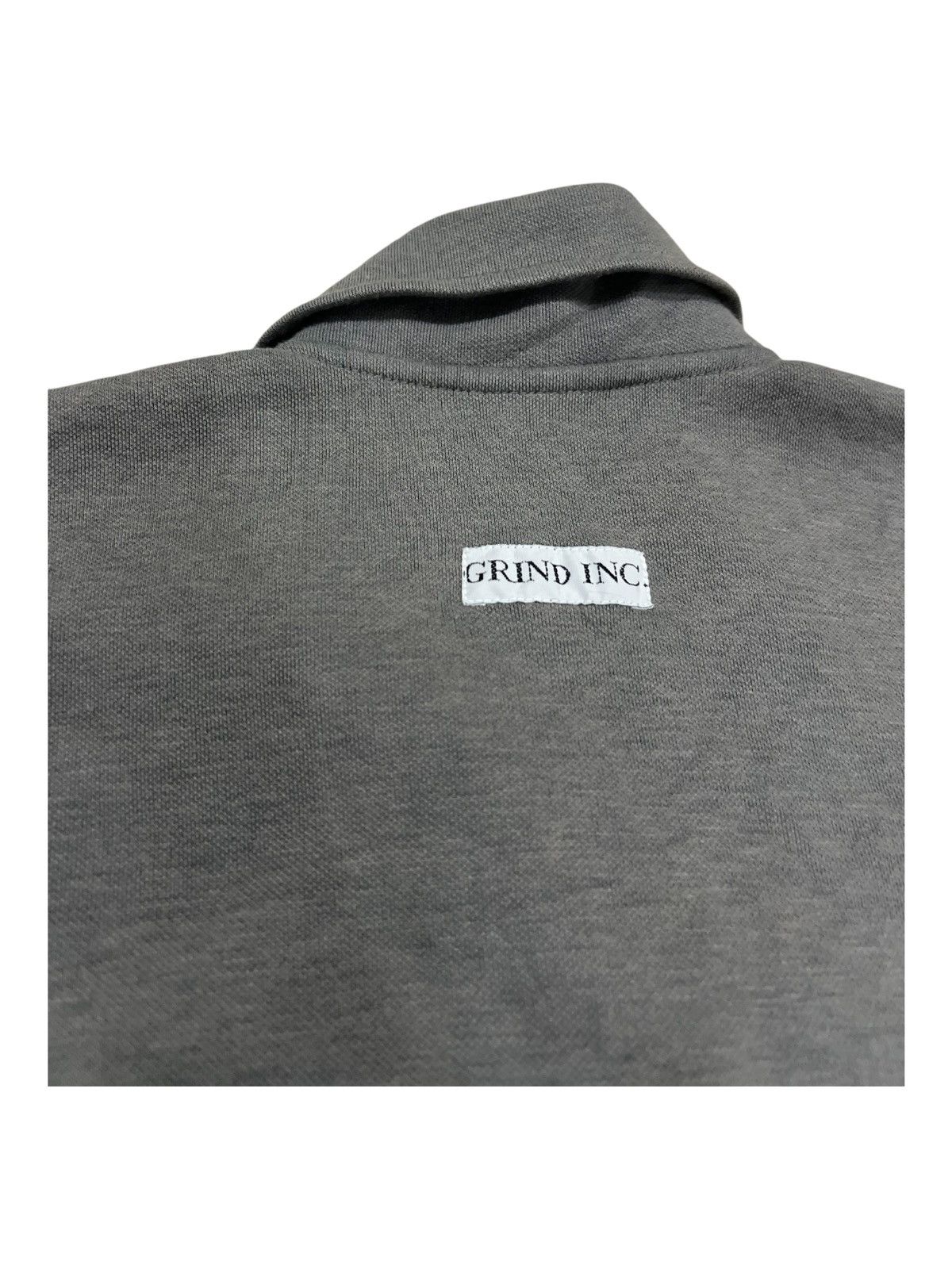 Hook-Ups × Vintage × grindlondon Vintage 90s Grind Inc. Skateboard Line Button Work Sweater Size US M / EU 48-50 / 2 - 7 Thumbnail