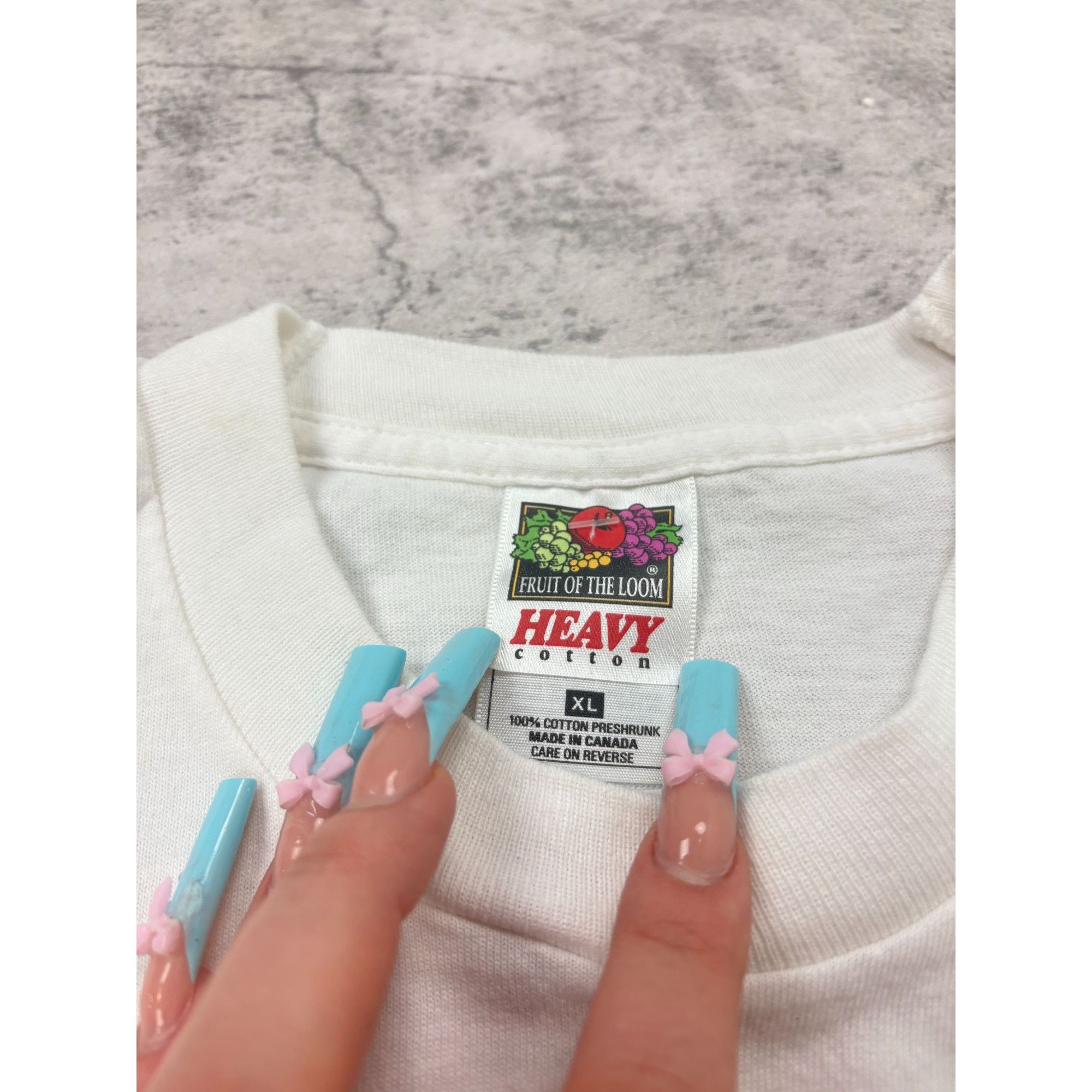 Fruit Of The Loom Vintage 90s Cantel Graphic T Size US XL / EU 56 / 4 - 3 Thumbnail