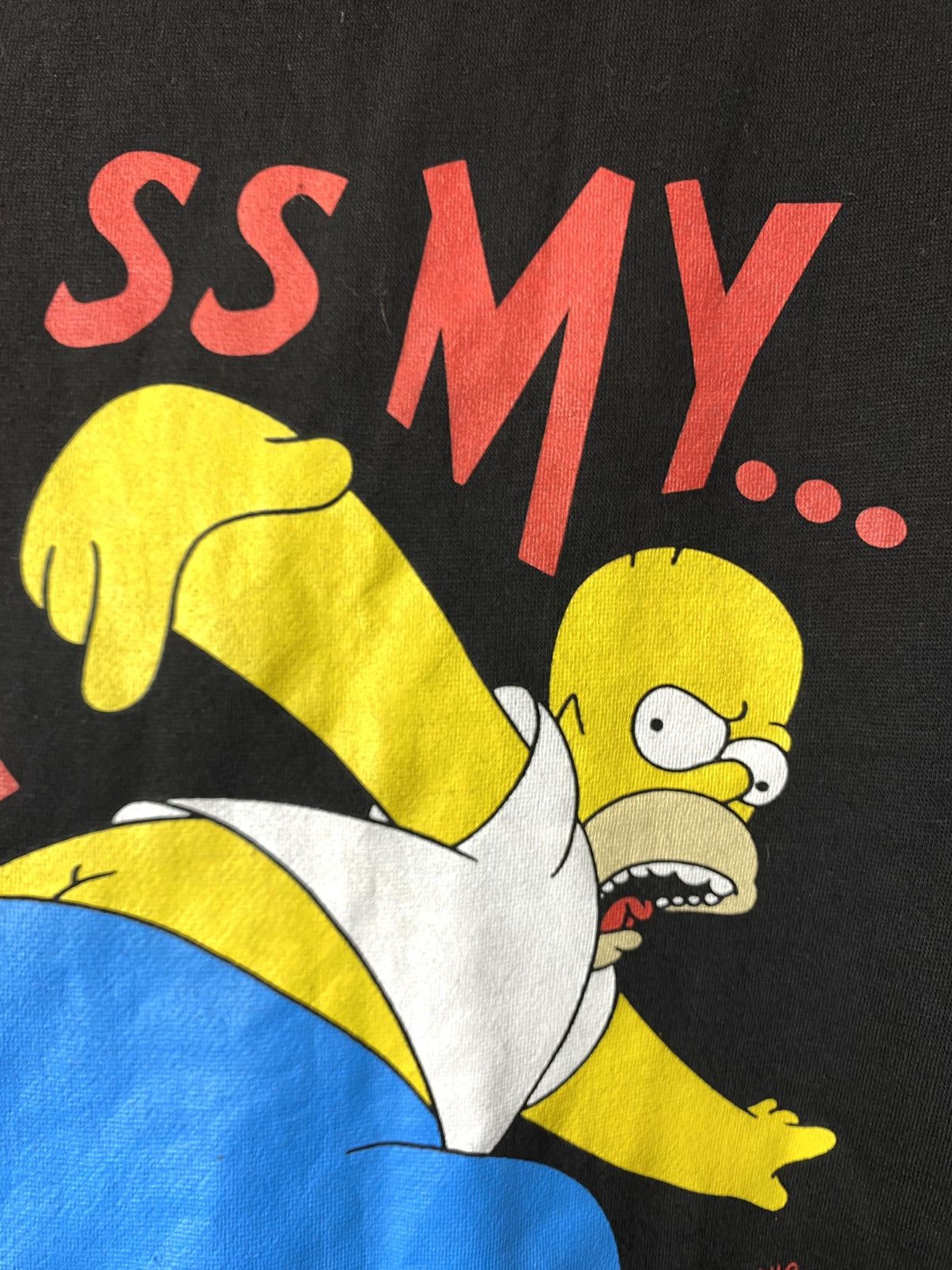 Cartoon Network Rare! 99’ Vintage The Simpsons Kiss My Ass Sweatshirt Fox Size US M / EU 48-50 / 2 - 4 Thumbnail