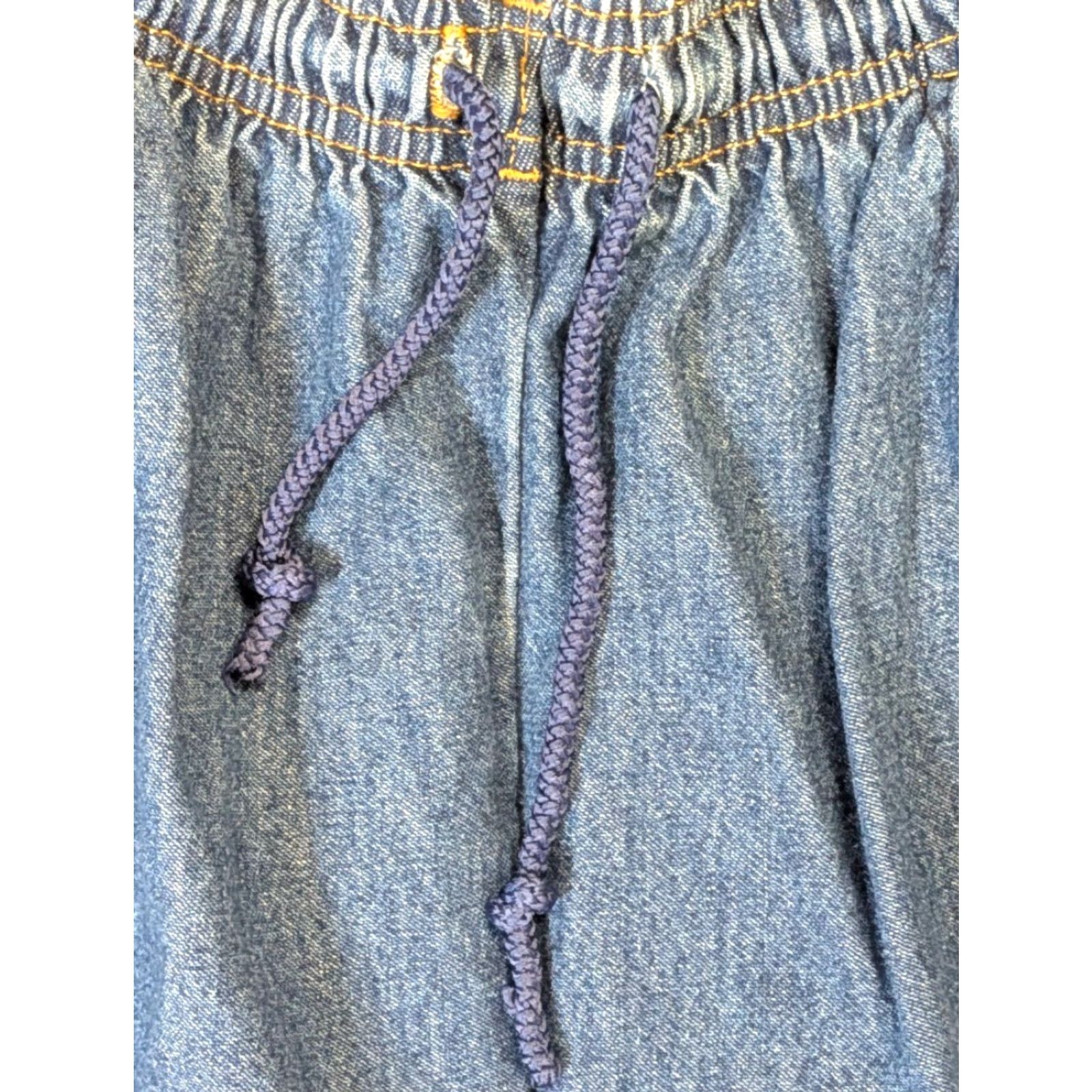 Vintage VINTAGE Bobbie Brooks Jeans Female 18P Petite Elastic Waist Pull On Dark Stonewash Stretch Jegging blue Size 40" / US 18 - 4 Thumbnail