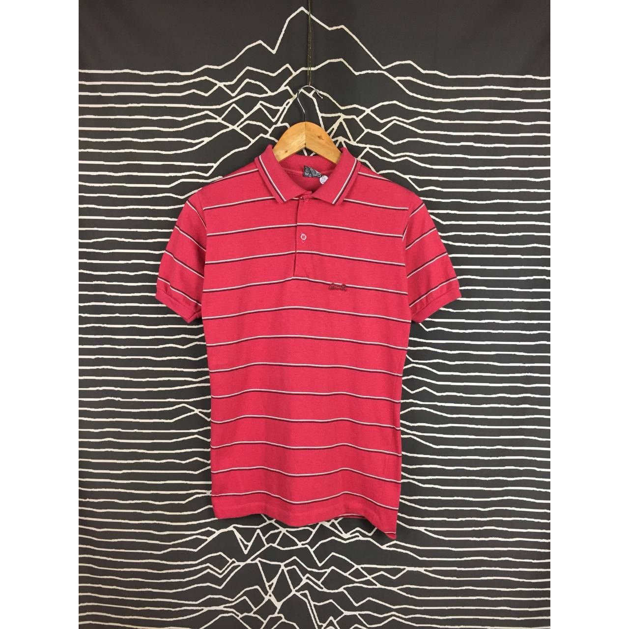 Le TIGRE × Vintage Vtg Le Tigre Embroidered Logo Made In Usa Striped Polo Tee Size US S / EU 44-46 / 1 - 2 Thumbnail