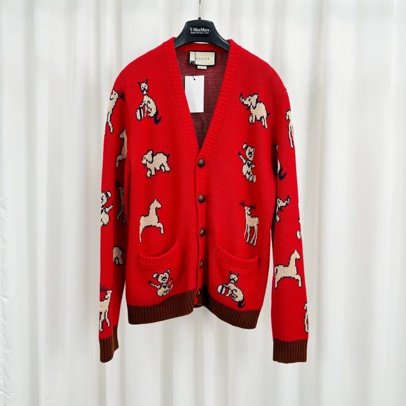 Gucci Animal Alphabet Logo Cardigan - dmc