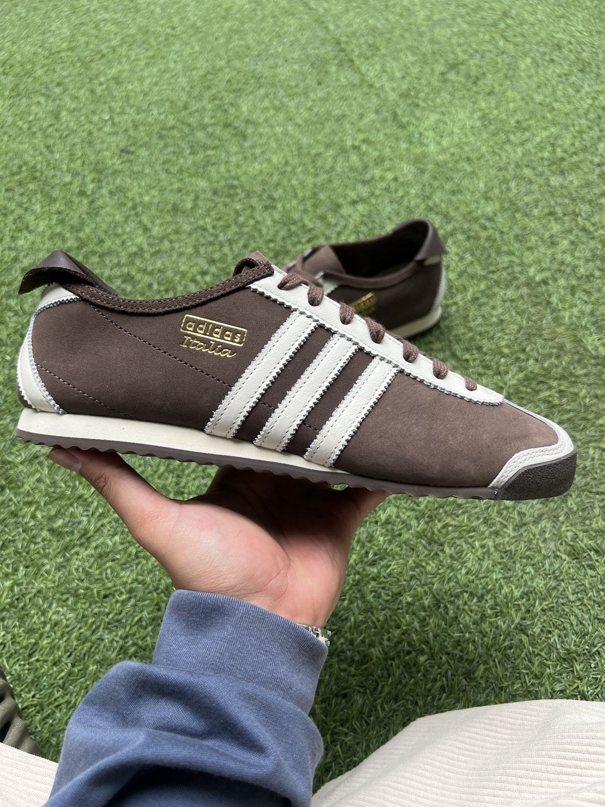 Adidas 🇮🇹adidas Italia 60s Brown Off White Men's - IH9147 Size US 8.5 / EU 41-42 - 1 Thumbnail