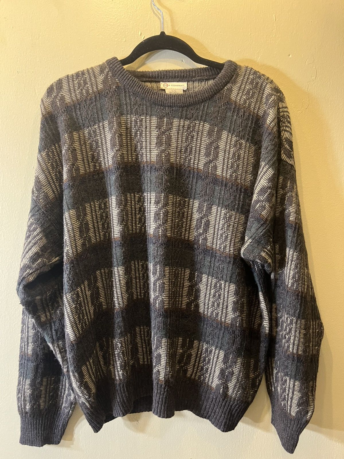 Vintage Vintage Acrylic Sweater Size US L / EU 52-54 / 3 - 1 Thumbnail