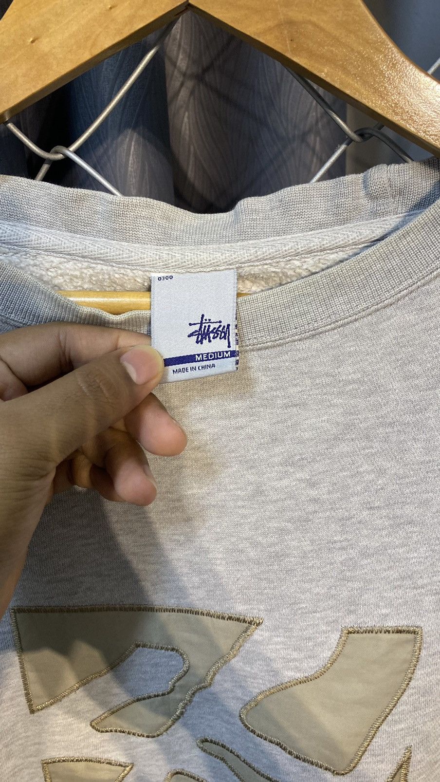Japanese Brand ‼️NEED GONE‼️ VINTAGE STUSSY 00's SWEATSHIRT BOXY GREY MEDIUM Size US M / EU 48-50 / 2 - 5 Thumbnail