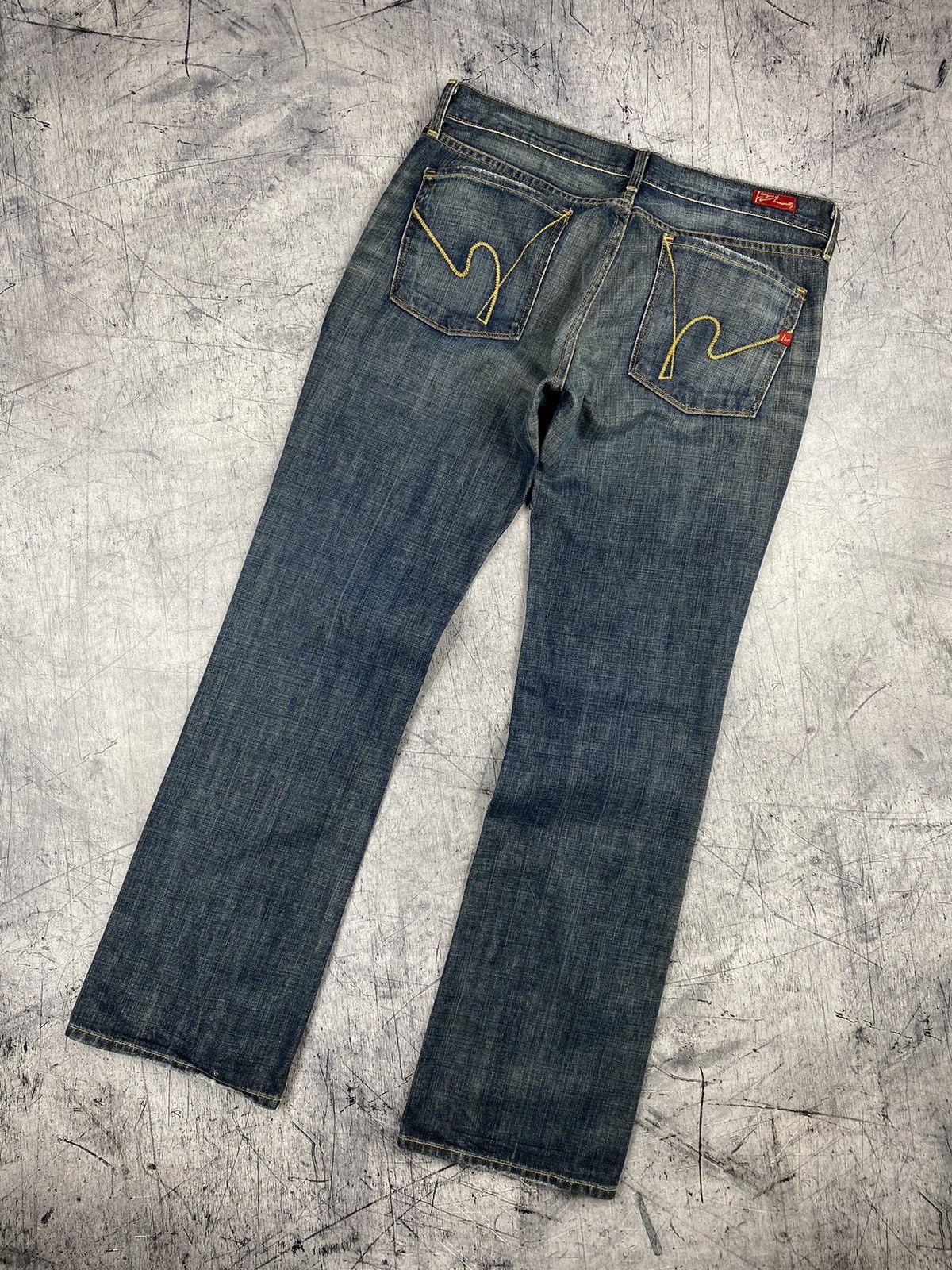 7 For All Mankind Jerome Dahan Relaxed Bootcut Pants New Age Cowboys USA Made Size US 32 / EU 48 - 2 Thumbnail